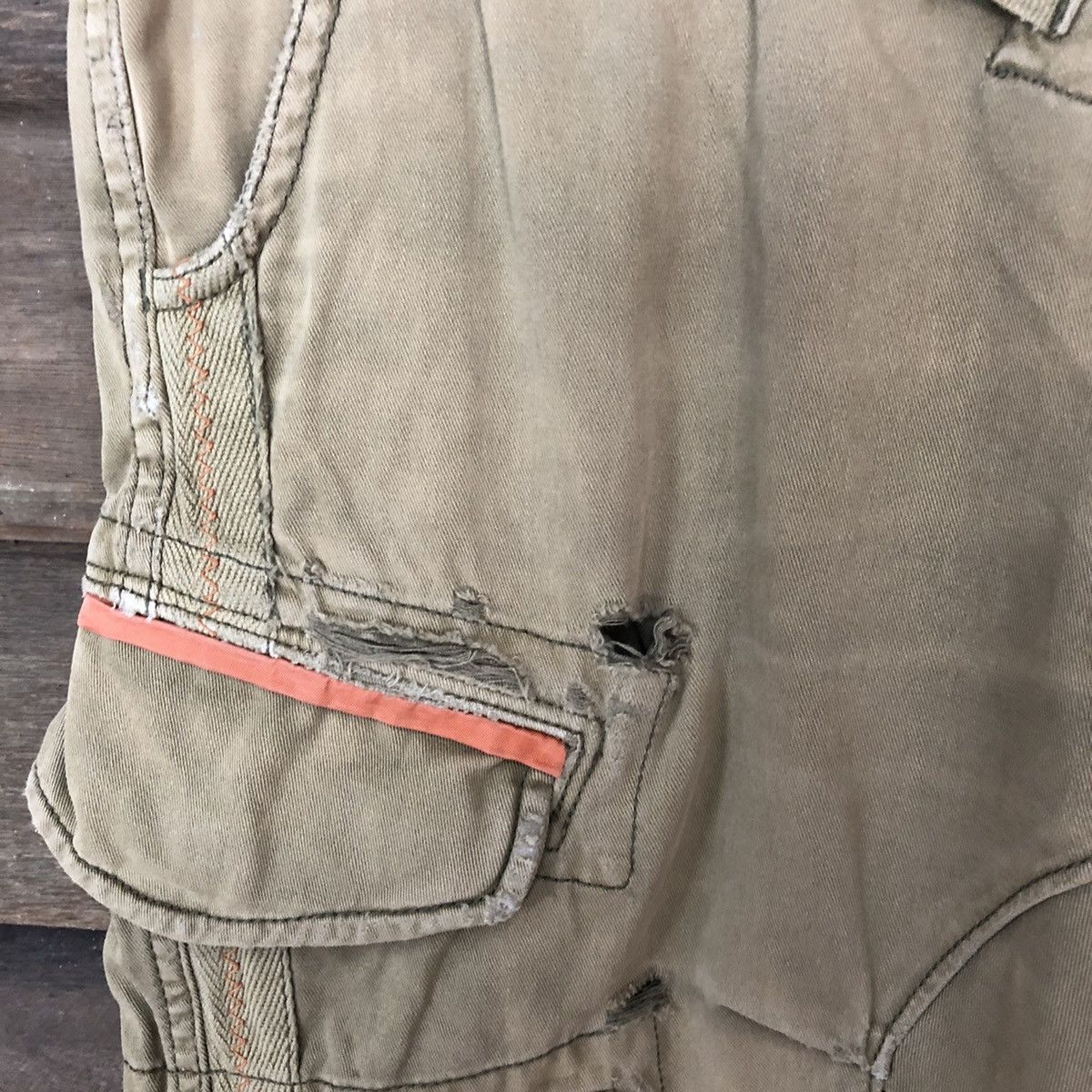 Avirex DL Avirex ripped multipocket Green Cargo Pants #6933 Size US 33 - 11 Thumbnail