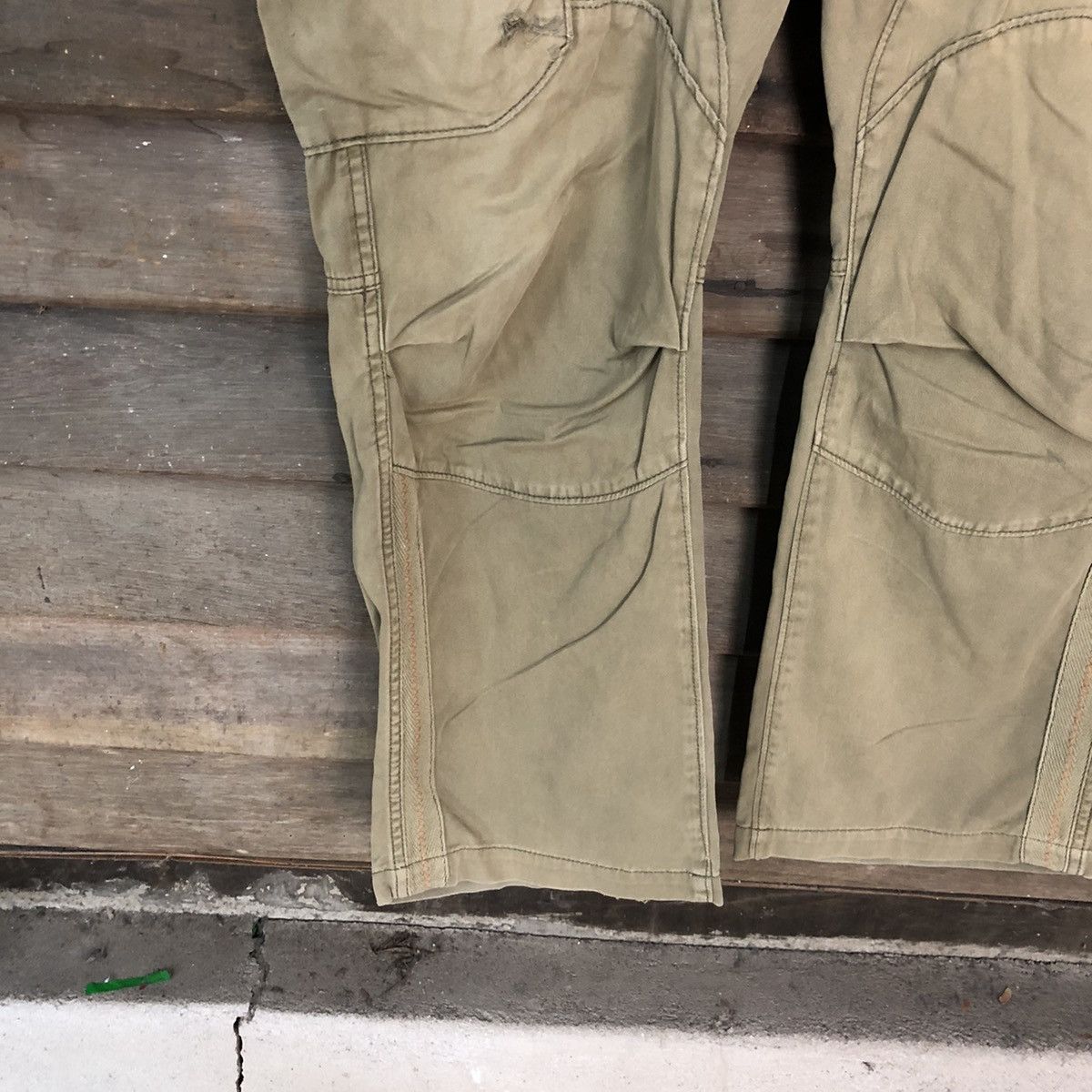 Avirex DL Avirex ripped multipocket Green Cargo Pants #6933 Size US 33 - 8 Thumbnail