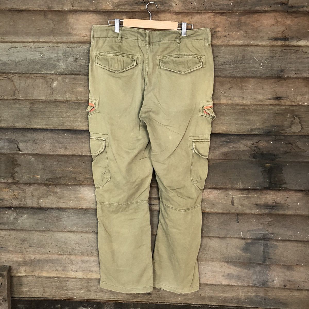 Avirex DL Avirex ripped multipocket Green Cargo Pants #6933 Size US 33 - 12 Thumbnail