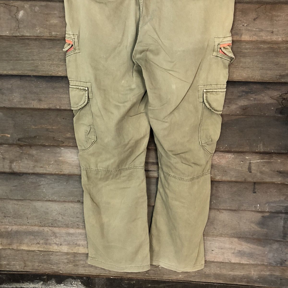 Avirex DL Avirex ripped multipocket Green Cargo Pants #6933 Size US 33 - 14 Thumbnail