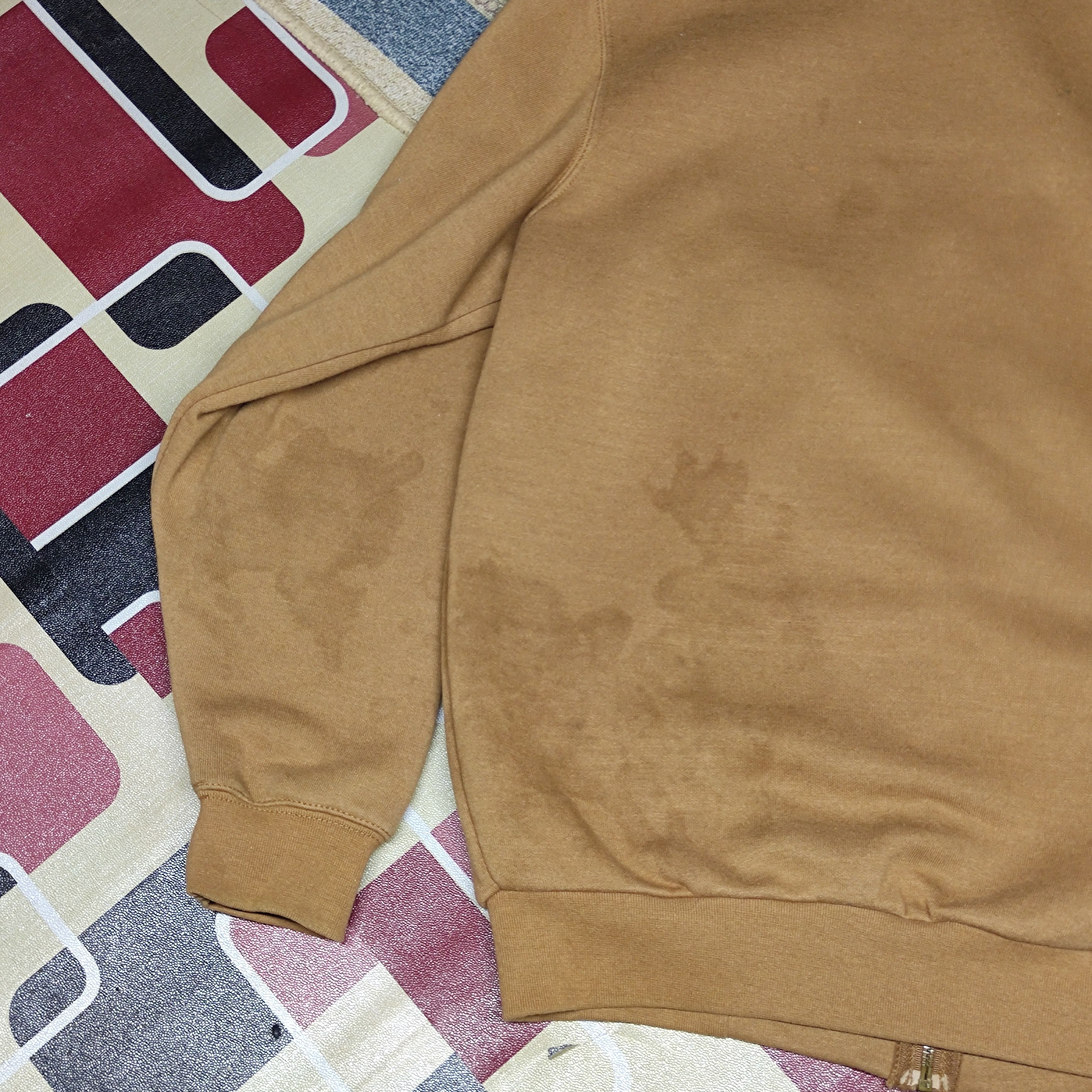 Carhartt Vintage Carhartt Workwear Tan Hooded Jacket Large Size US L / EU 52-54 / 3 - 12 Thumbnail