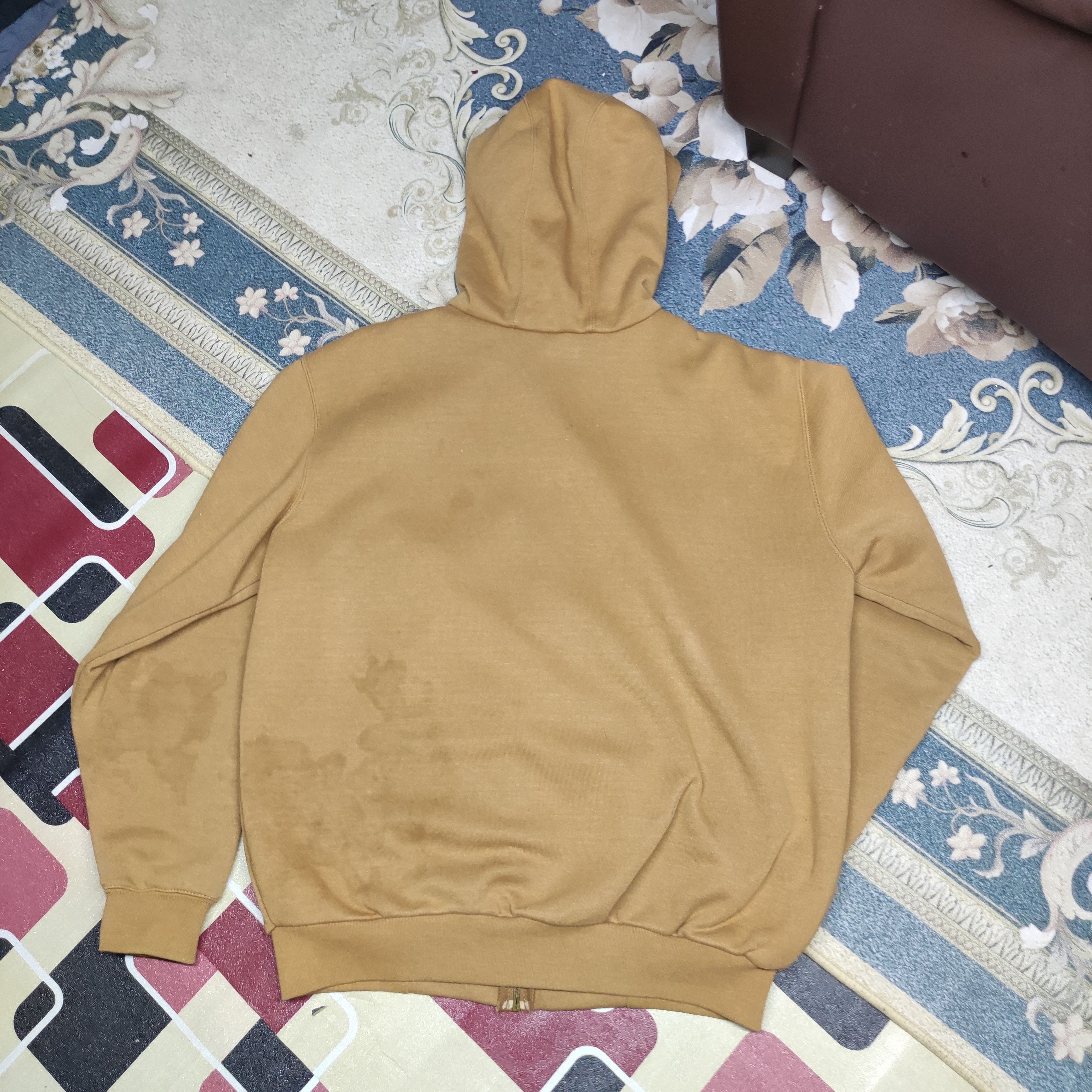 Carhartt Vintage Carhartt Workwear Tan Hooded Jacket Large Size US L / EU 52-54 / 3 - 11 Thumbnail