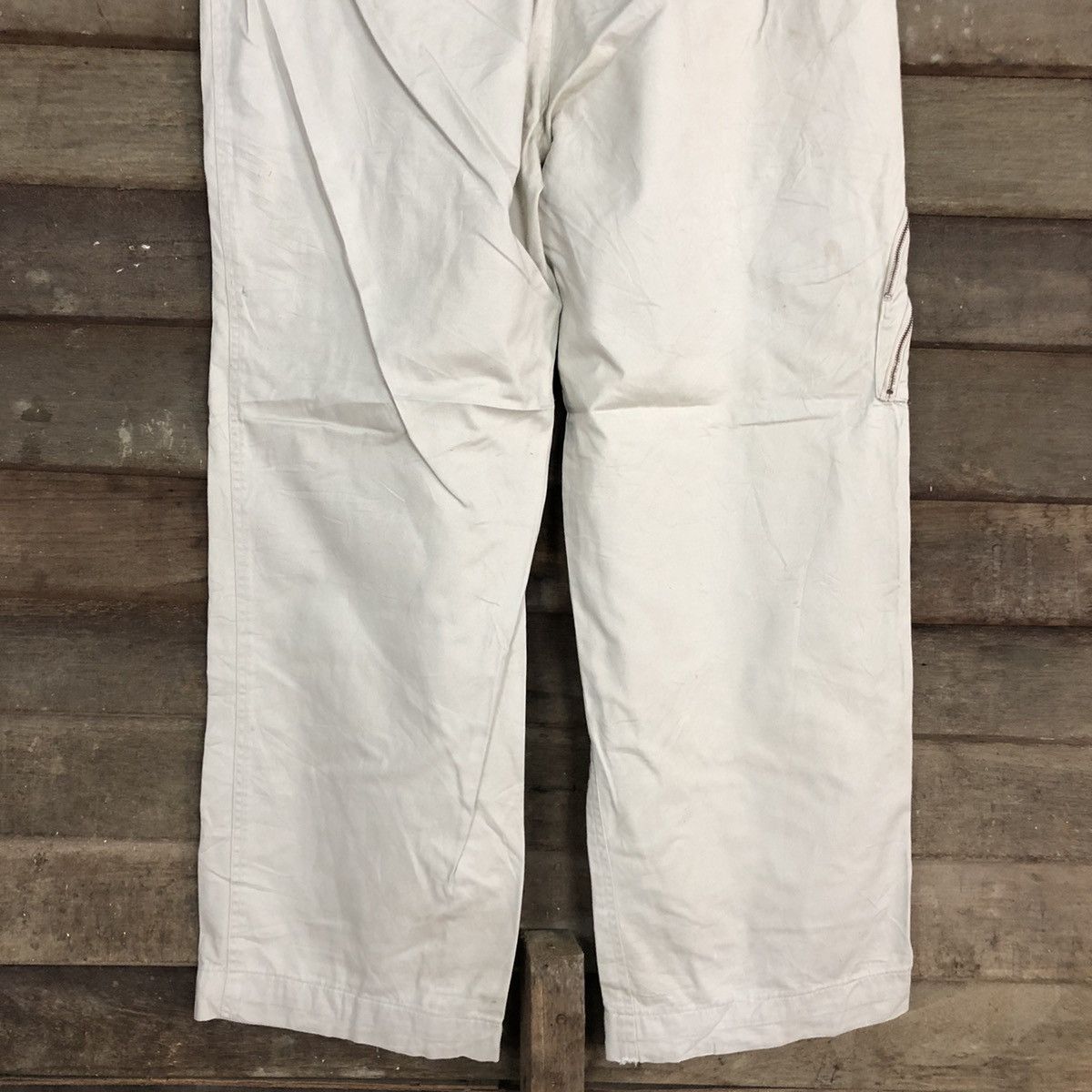 Japanese Brand DLL Advanture Dog Cream Multipocket Cargo Pants #c697 Size US 34 / EU 50 - 11 Thumbnail