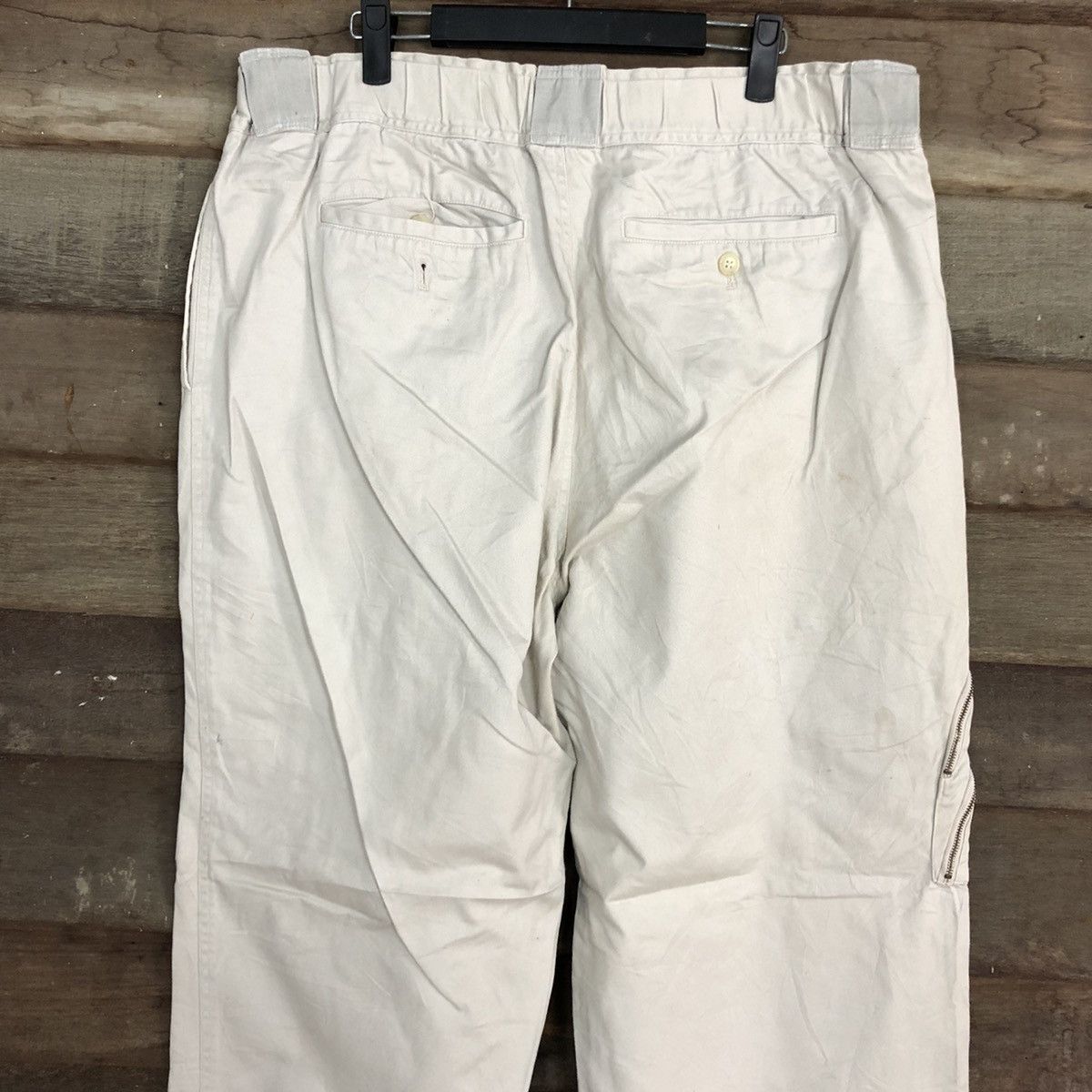 Japanese Brand DLL Advanture Dog Cream Multipocket Cargo Pants #c697 Size US 34 / EU 50 - 10 Thumbnail