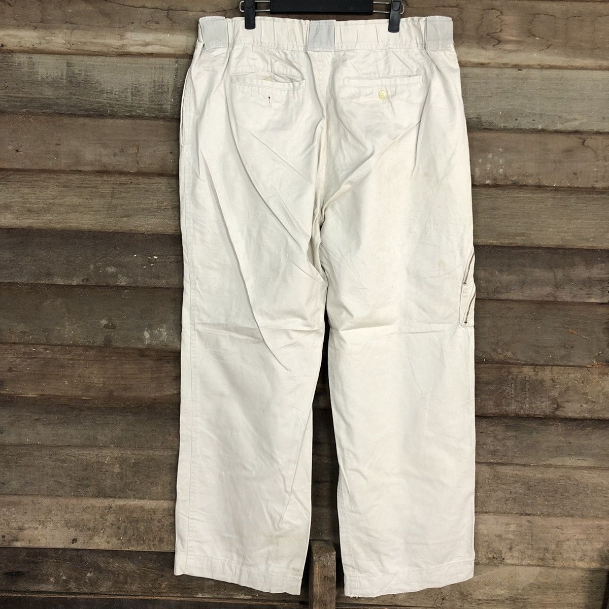 Japanese Brand DLL Advanture Dog Cream Multipocket Cargo Pants #c697 Size US 34 / EU 50 - 9 Thumbnail