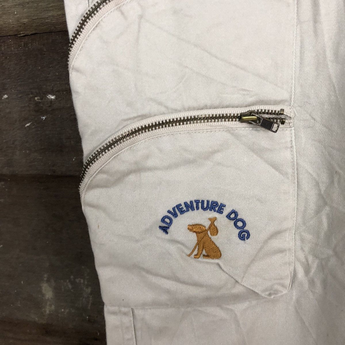 Japanese Brand DLL Advanture Dog Cream Multipocket Cargo Pants #c697 Size US 34 / EU 50 - 7 Thumbnail