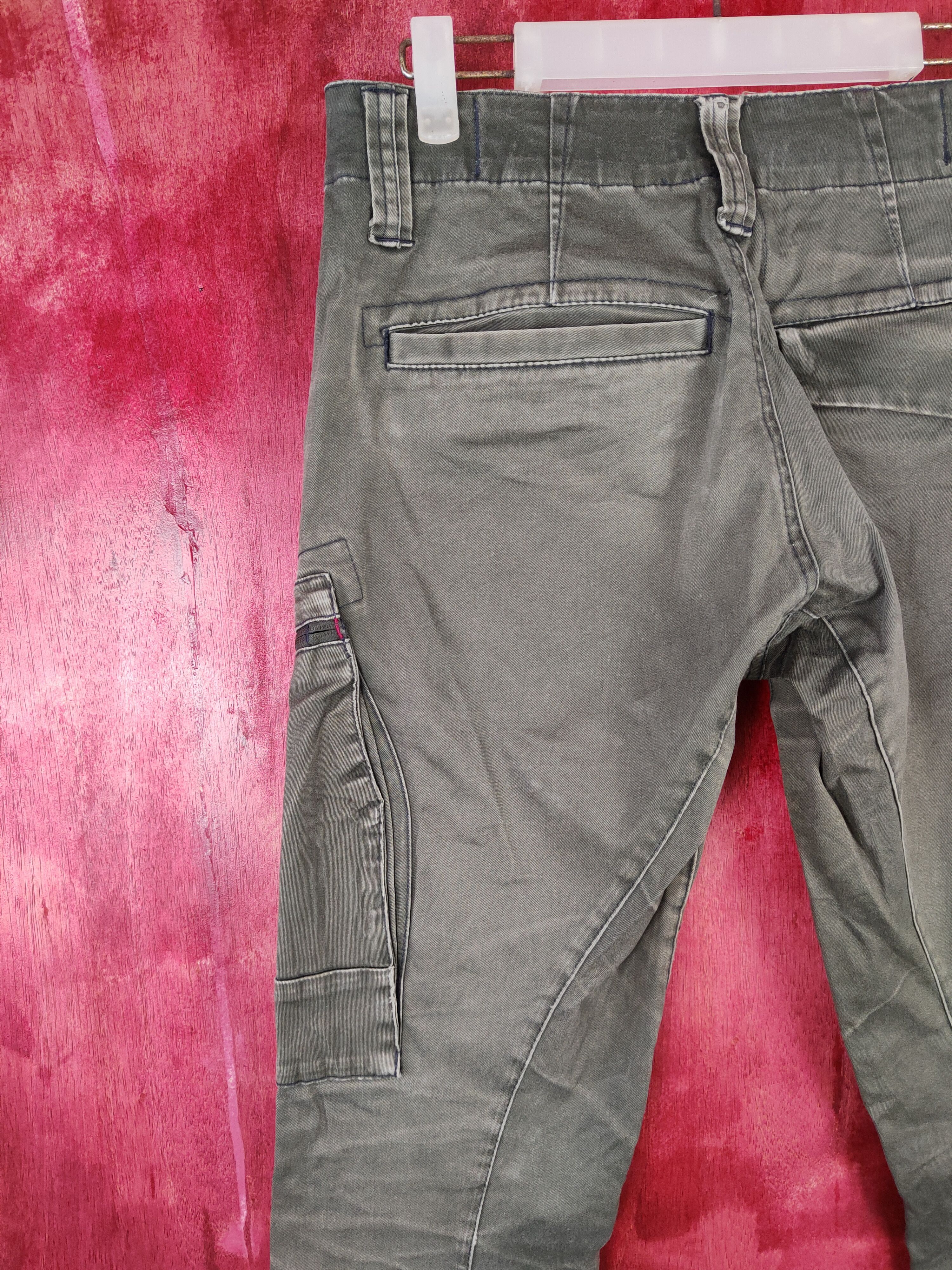 Japanese Brand × Vintage Genba Dark Green Multi Pocket Tactical Cargo Pants #4862 Size US 30 / EU 46 - 10 Thumbnail