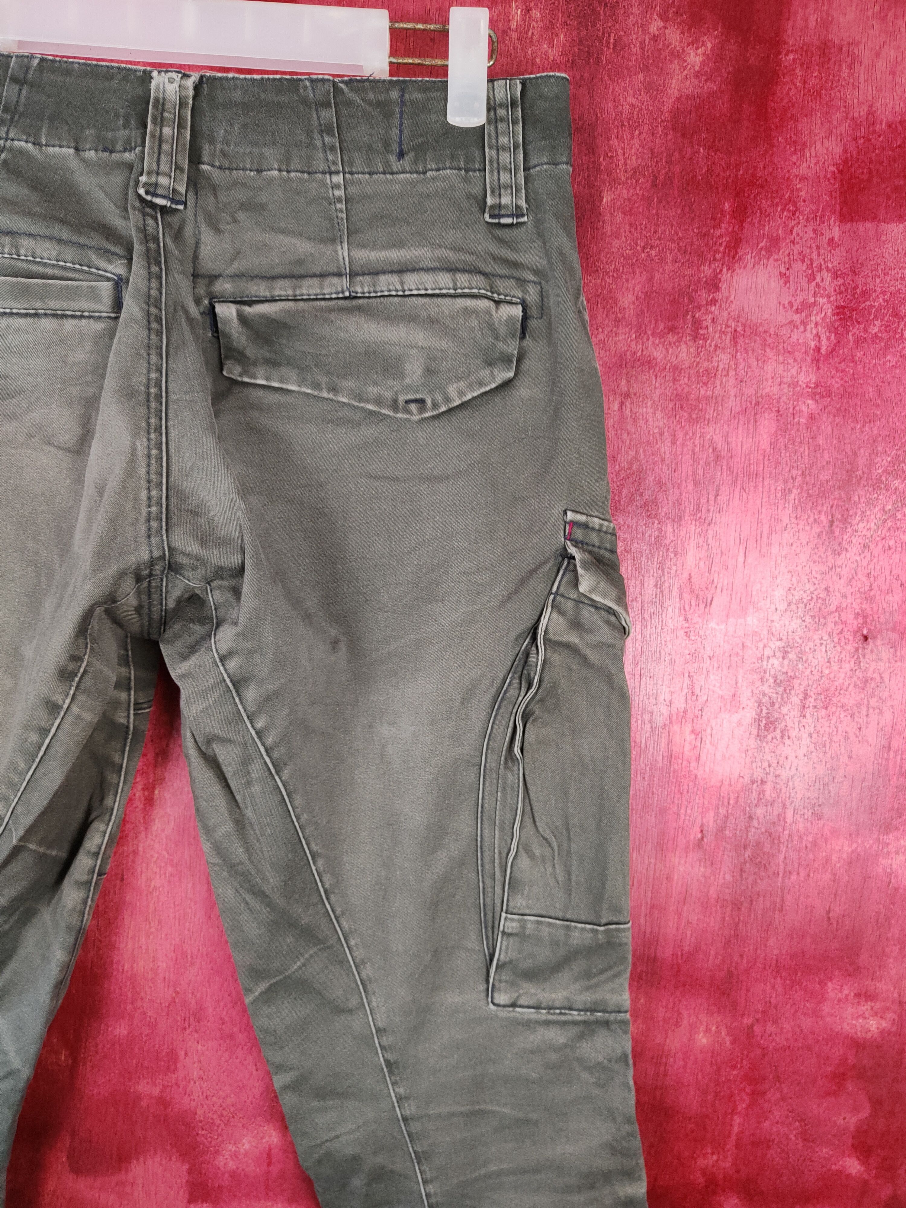 Japanese Brand × Vintage Genba Dark Green Multi Pocket Tactical Cargo Pants #4862 Size US 30 / EU 46 - 12 Thumbnail