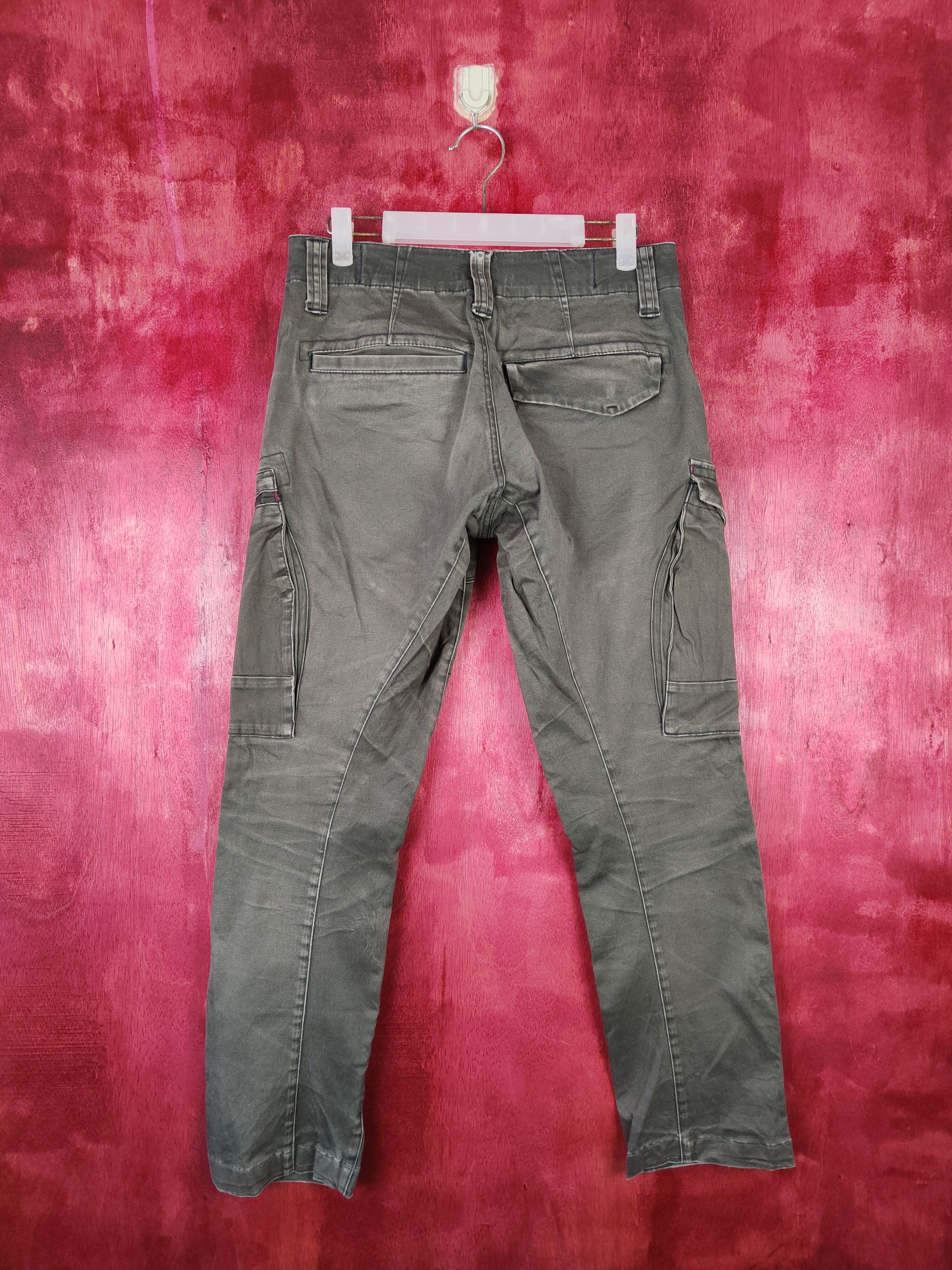 Japanese Brand × Vintage Genba Dark Green Multi Pocket Tactical Cargo Pants #4862 Size US 30 / EU 46 - 9 Thumbnail