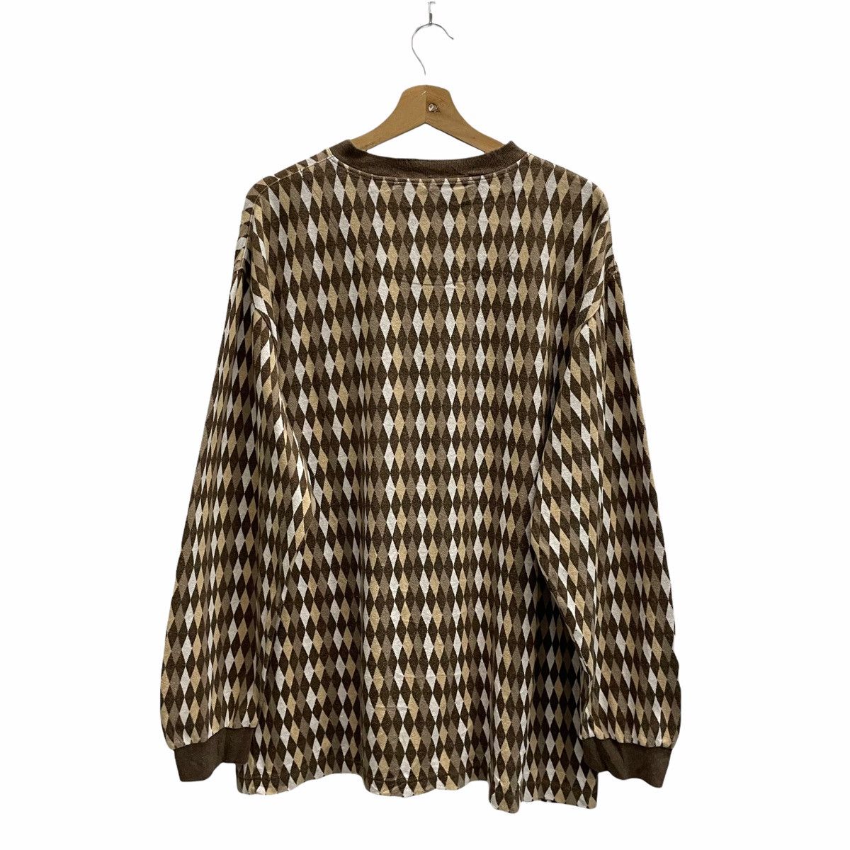 Pierre Balmain × Vintage 💥 90s Balmain Paris Diamond Crewneck Nice Design Size US L / EU 52-54 / 3 - 5 Thumbnail