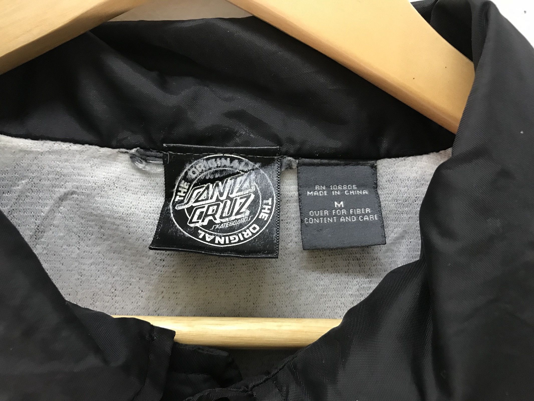 Santa Cruz Skateboards 💥Santa Cruz '' Pray for me '' Coach Jacket Size US M / EU 48-50 / 2 - 4 Thumbnail