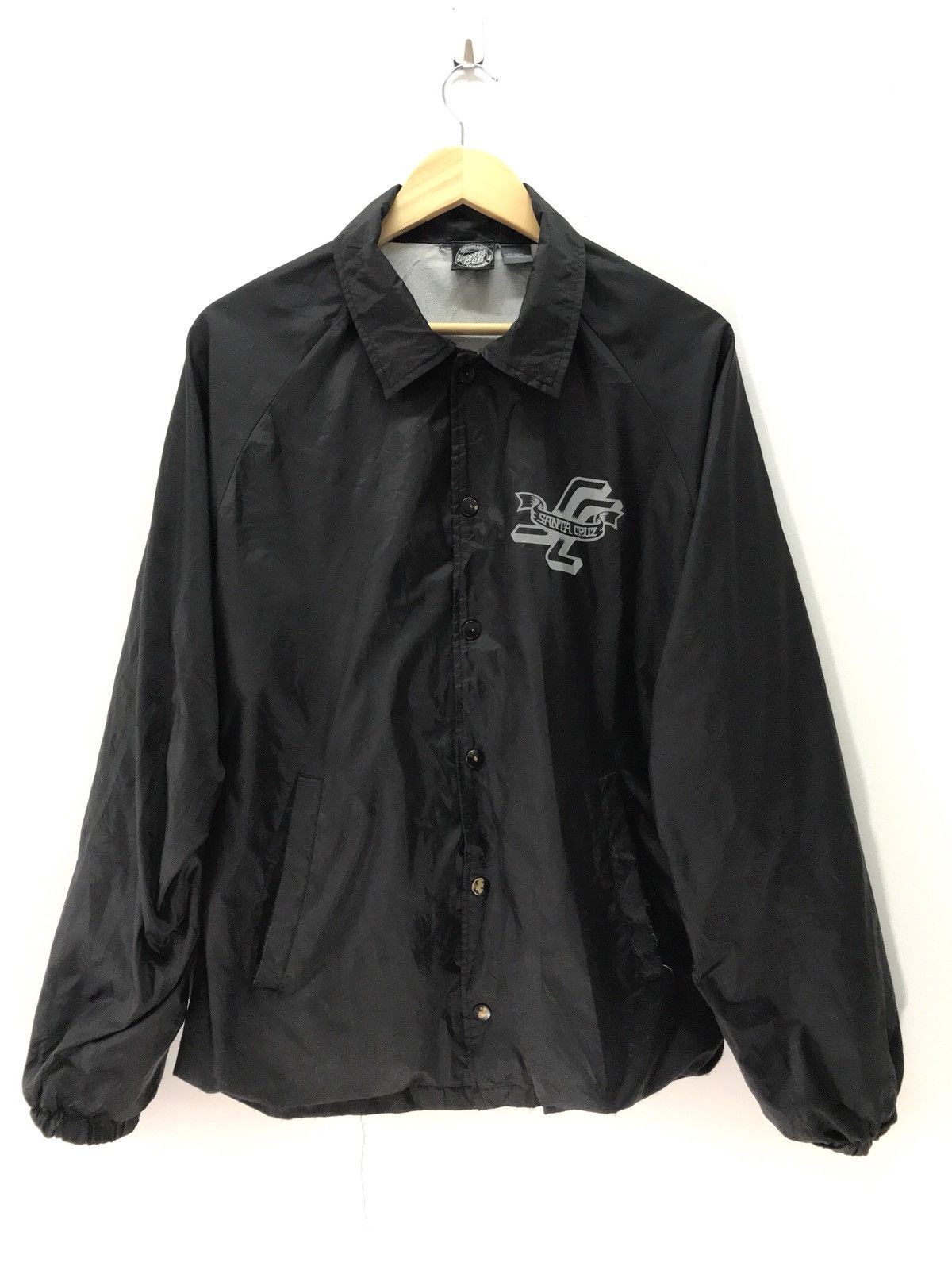 Santa Cruz Skateboards 💥Santa Cruz '' Pray for me '' Coach Jacket Size US M / EU 48-50 / 2 - 2 Thumbnail