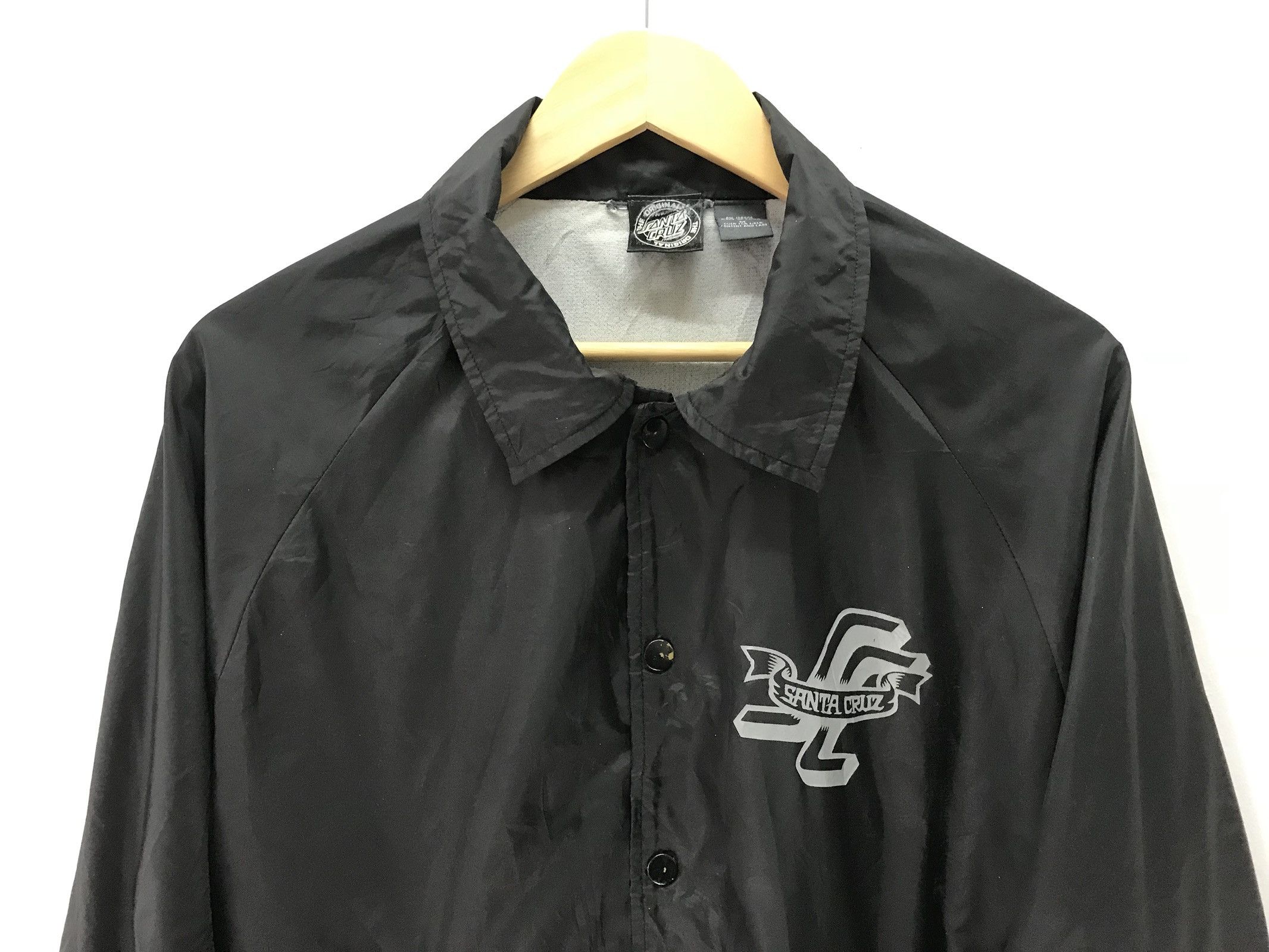 Santa Cruz Skateboards 💥Santa Cruz '' Pray for me '' Coach Jacket Size US M / EU 48-50 / 2 - 3 Thumbnail