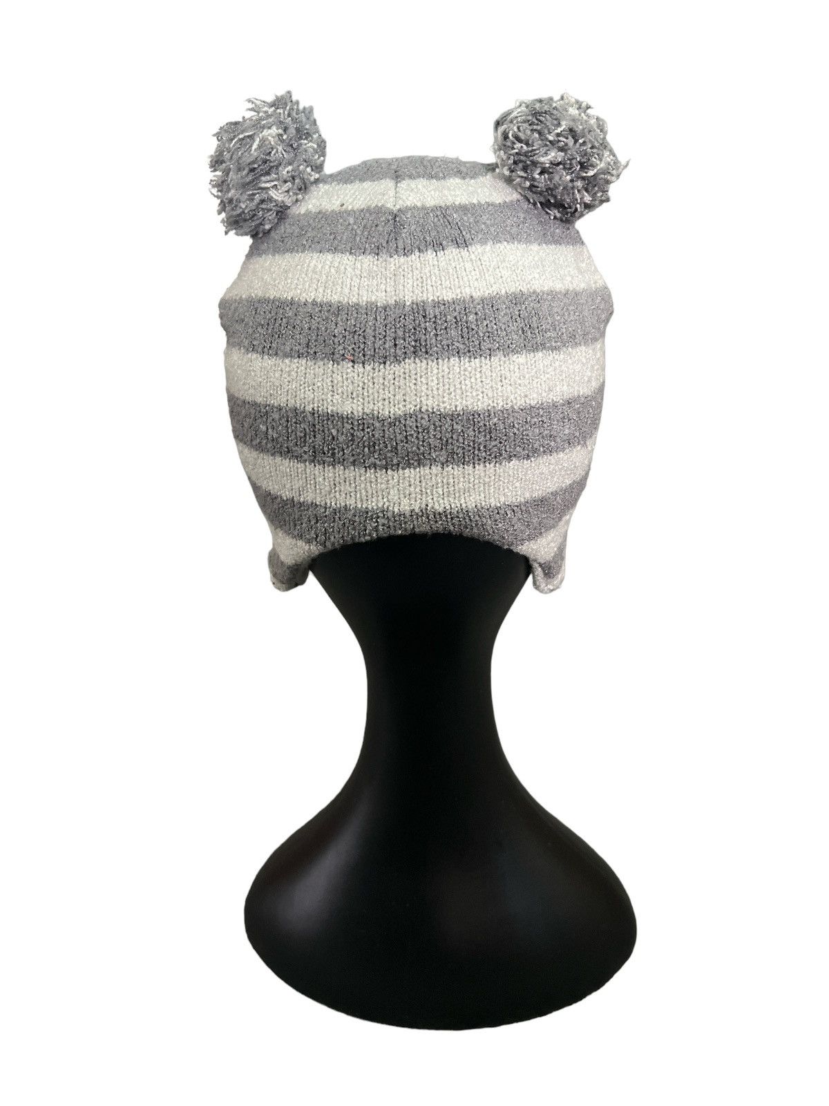 Designer × Vintage STRIPE EAGLE HORN EAR FLAT KURT KOBAIN BEANIE HAT Size ONE SIZE - 4 Thumbnail
