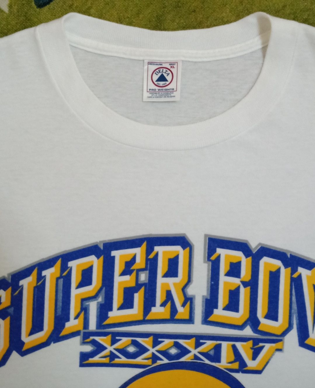 Delta × NFL × Vintage Vintage Y2K NFL : St.Louis Rams Super Bowl Champions T-shirt Size US XL / EU 56 / 4 - 4 Thumbnail