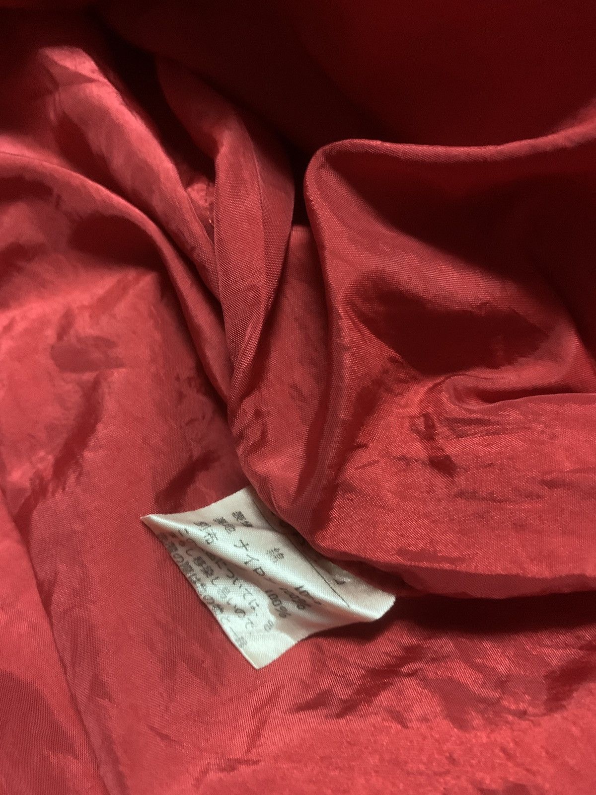 Japanese Brand × Karl Helmut × Pink House Vintage Pink House Japan red denim bomber jacket Size US M / EU 48-50 / 2 - 6 Thumbnail