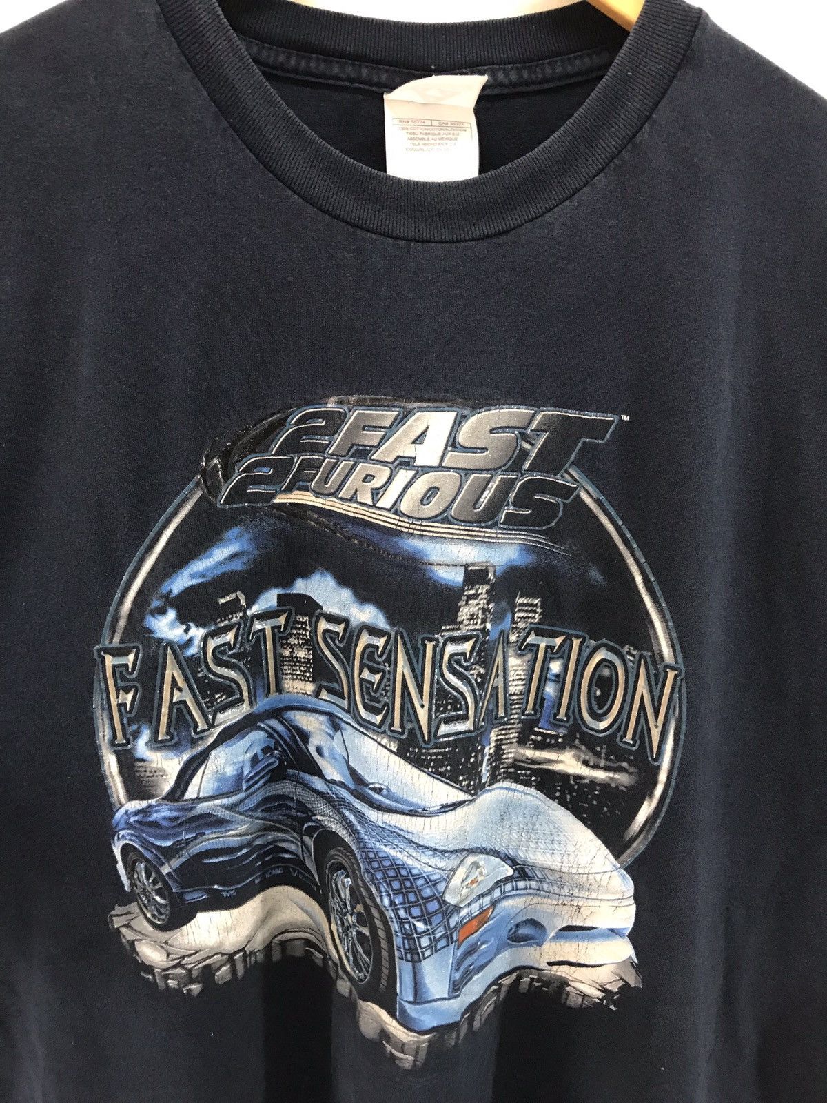 Vintage 💥 VINTAGE TOO FAST TOO FURIOUS MOVIE PROMO TSHIRT Size US XXL / EU 58 / 5 - 4 Thumbnail