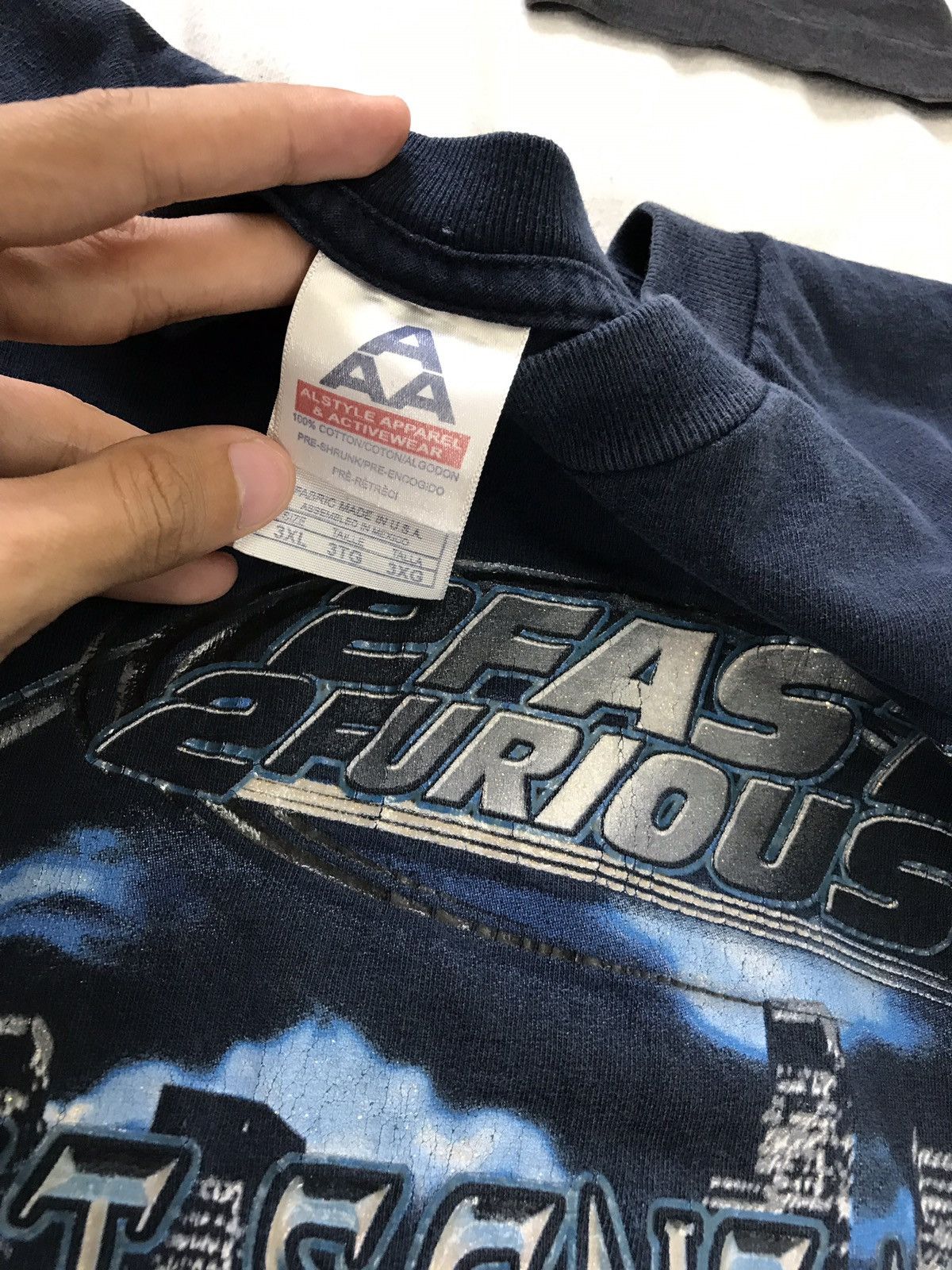 Vintage 💥 VINTAGE TOO FAST TOO FURIOUS MOVIE PROMO TSHIRT Size US XXL / EU 58 / 5 - 6 Thumbnail