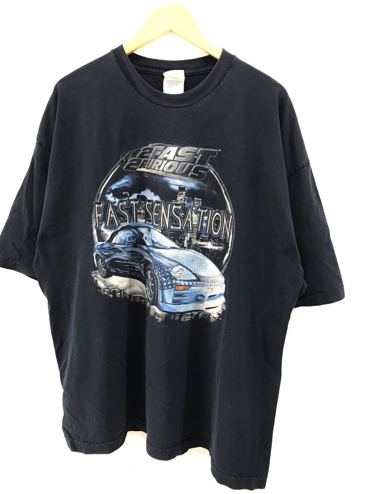 Vintage 💥 VINTAGE TOO FAST TOO FURIOUS MOVIE PROMO TSHIRT Size US XXL / EU 58 / 5 - 2 Thumbnail