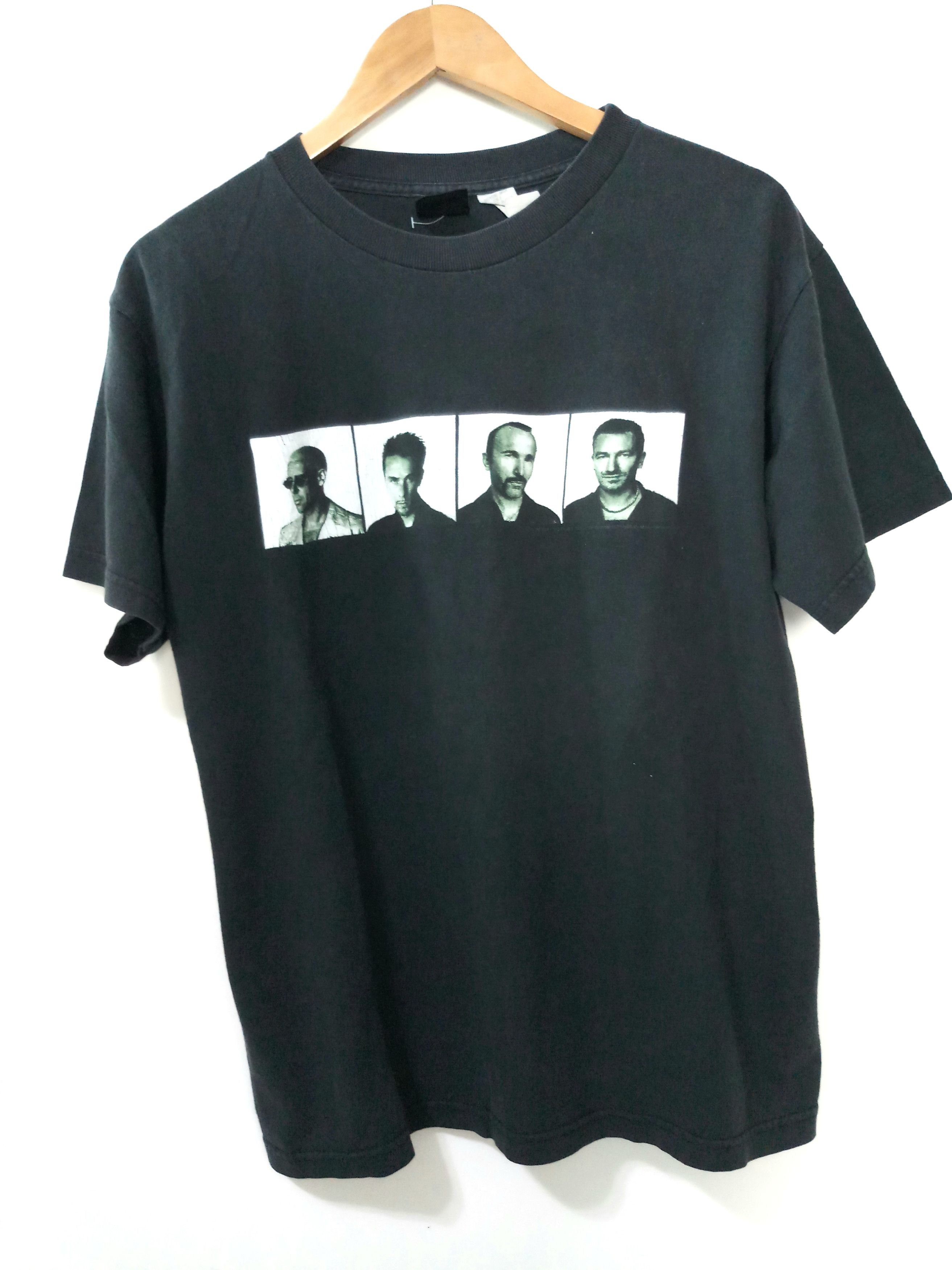 image of Band Tees x Vintage 90's U2 Popmart Tour in Faded Black, Men's (Size Medium)