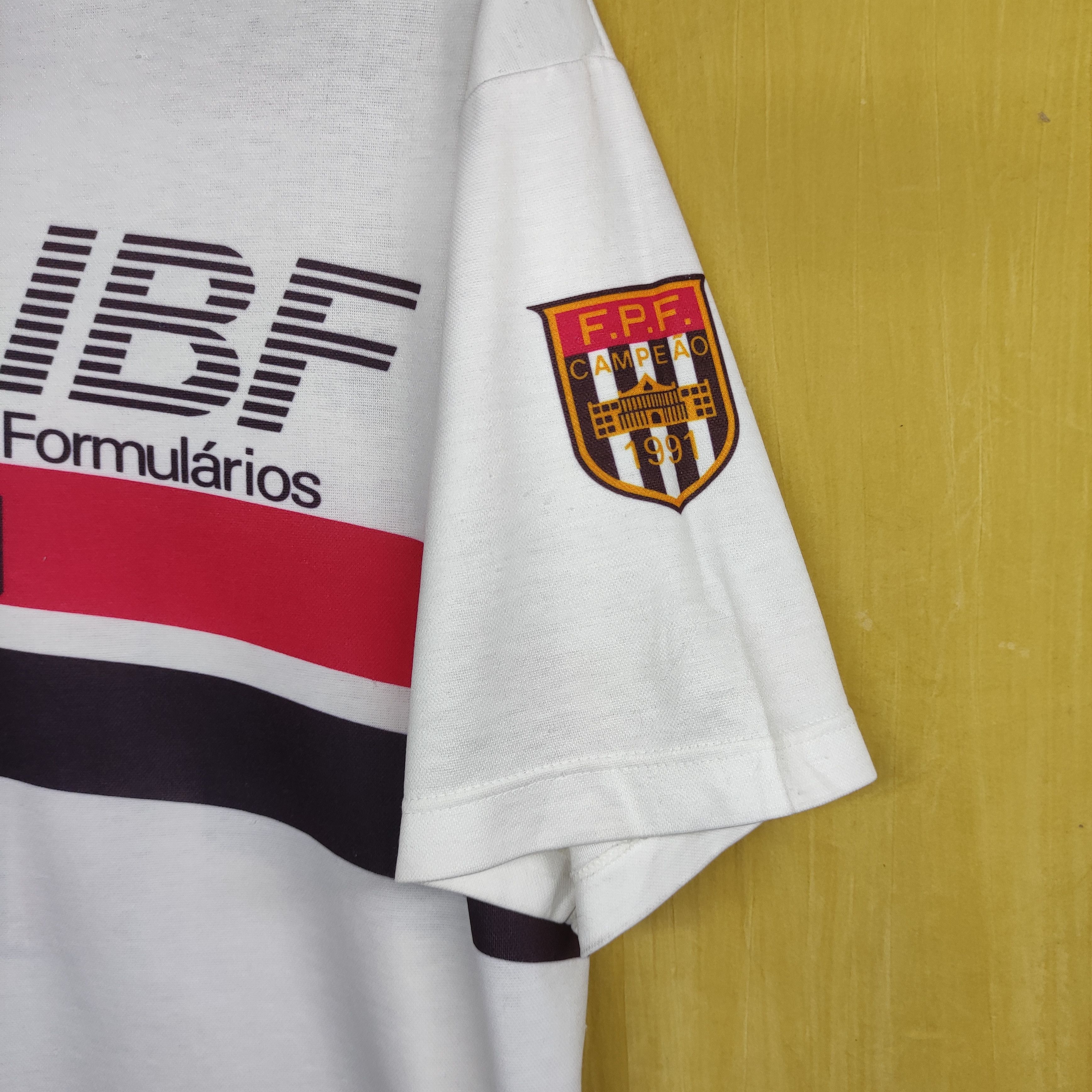 Penalty a85 Number10 Vintage Sao Paulo fc brazil 1992 jersey Size US L / EU 52-54 / 3 - 5 Thumbnail