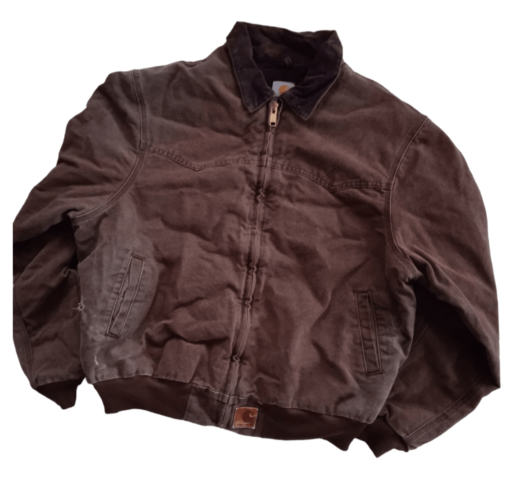 Other Vintage Distressed Carhartt Santa Fe Work Jacket Detroit Size US XL / EU 56 / 4 - 1 Thumbnail