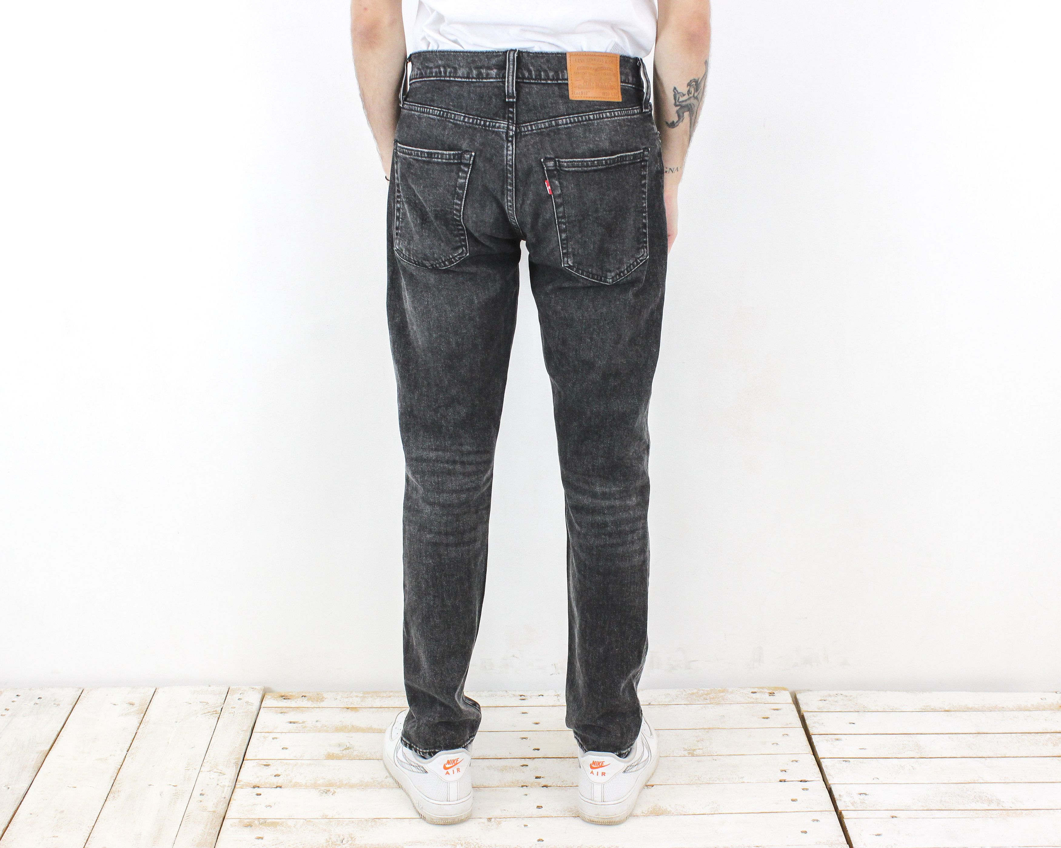 Levi's 512 Mens W30 L32 Slim Fit Tapered Jeans Denim Pants Trousers Size US 30 / EU 46 - 4 Thumbnail