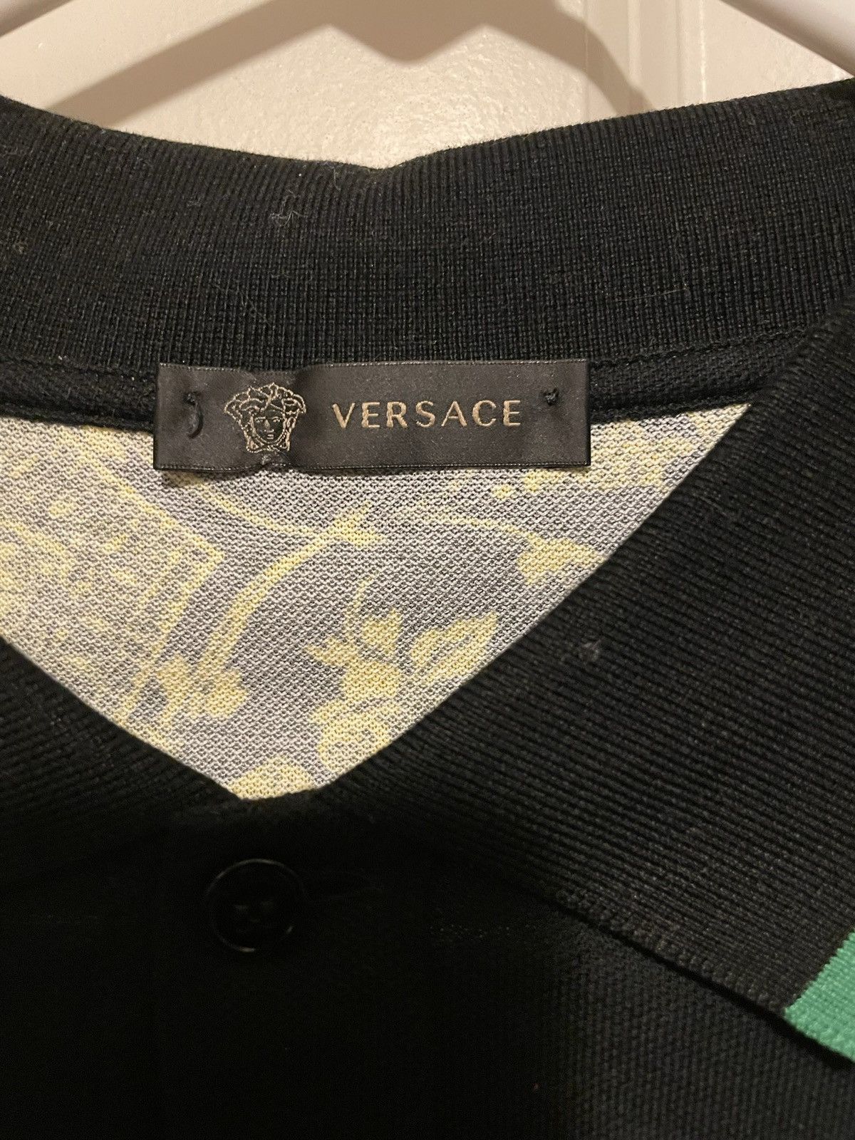 Versace Versace Medusa Multicolor Polo Sz L Size US L / EU 52-54 / 3 - 3 Thumbnail