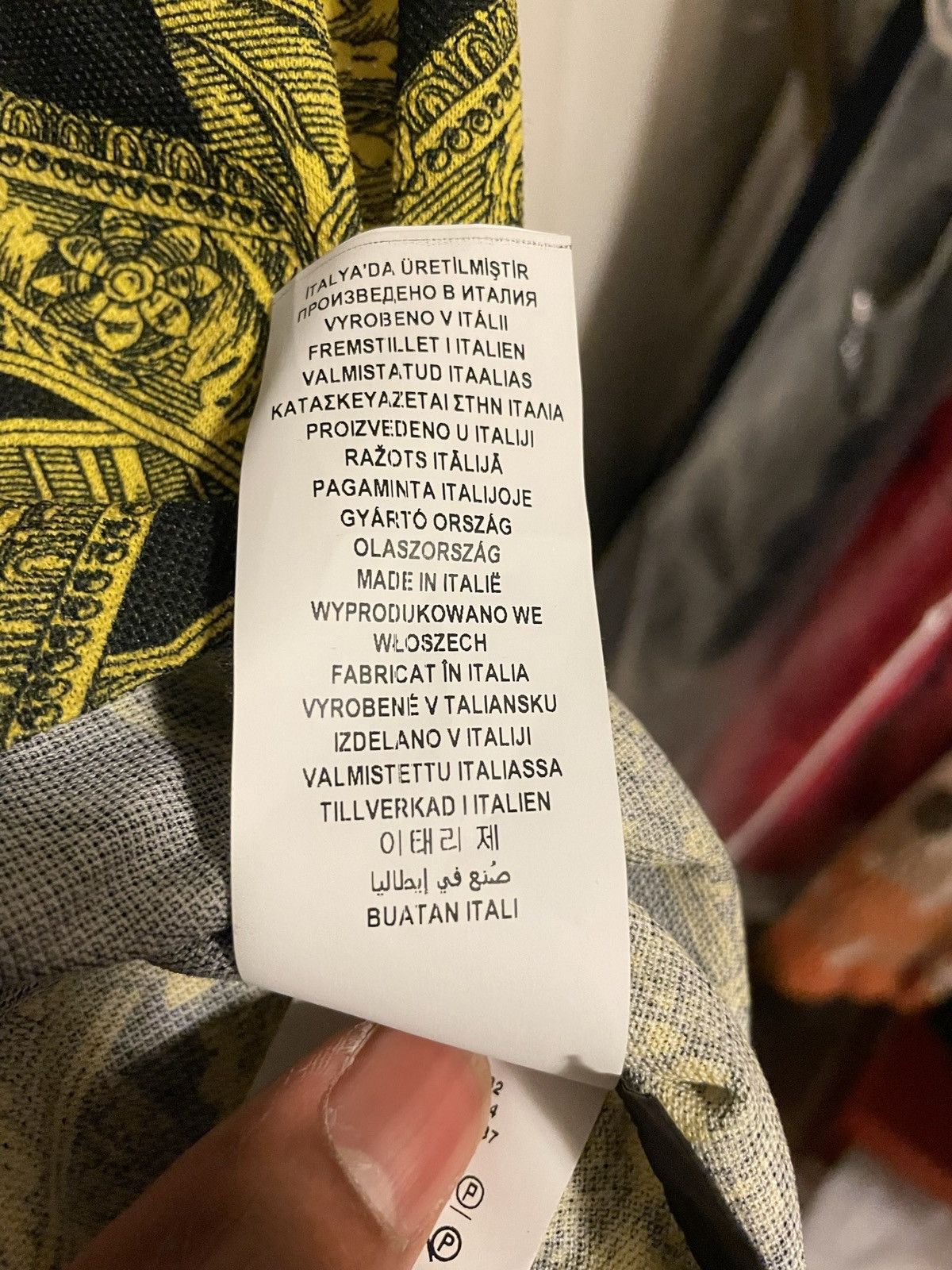 Versace Versace Medusa Multicolor Polo Sz L Size US L / EU 52-54 / 3 - 8 Thumbnail