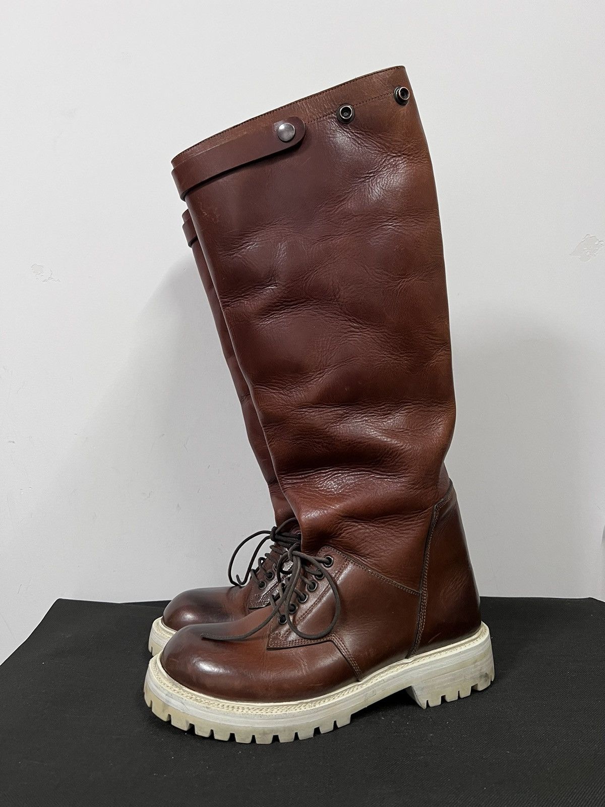 Boots Rick Owens Cop Shoes Rick Owens X Martens │ DMXL Jumbo Lace