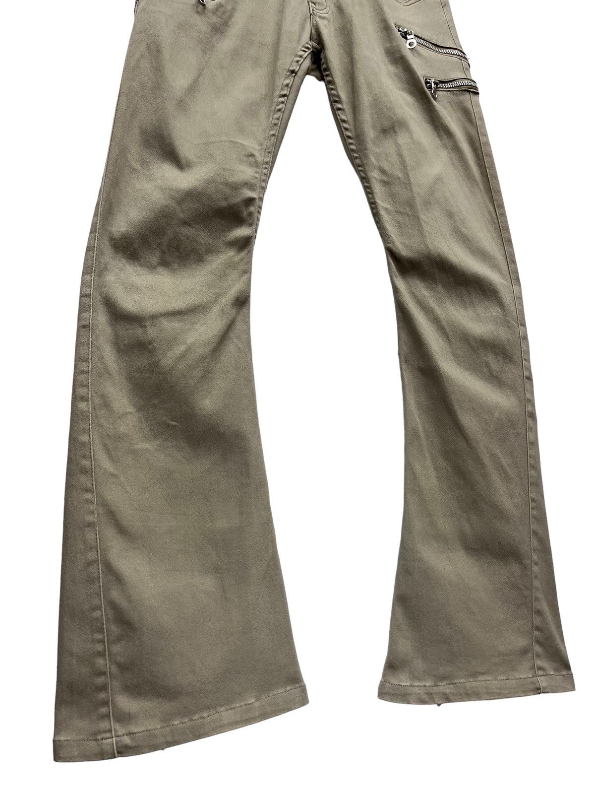 Japanese Brand × Vintage 🔥BIKESTAR Grunge Bondage Zippers Stretch Skinny Curve Flare Size US 30 / EU 46 - 5 Thumbnail