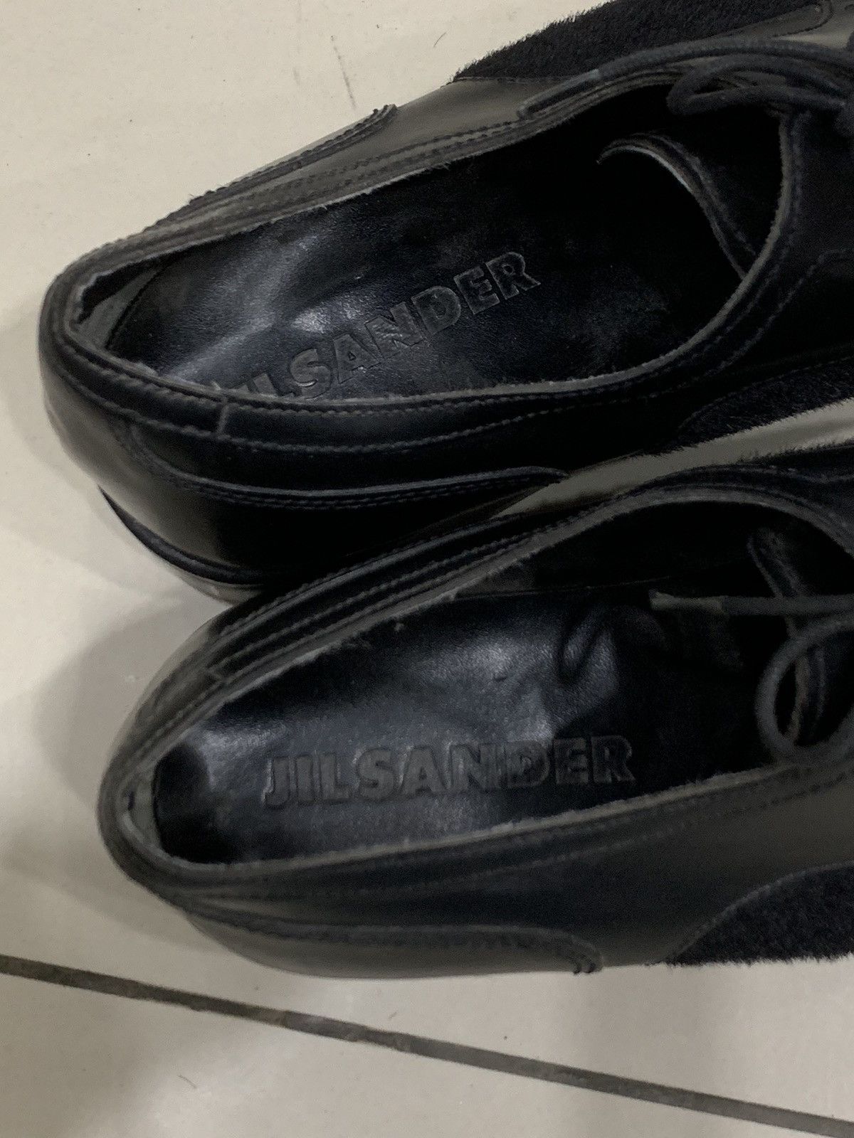 Jil Sander JIL SANDER BOSTONIAN SEUDE FULL LEATHER SHOES Size US 14 / EU 47 - 9 Thumbnail