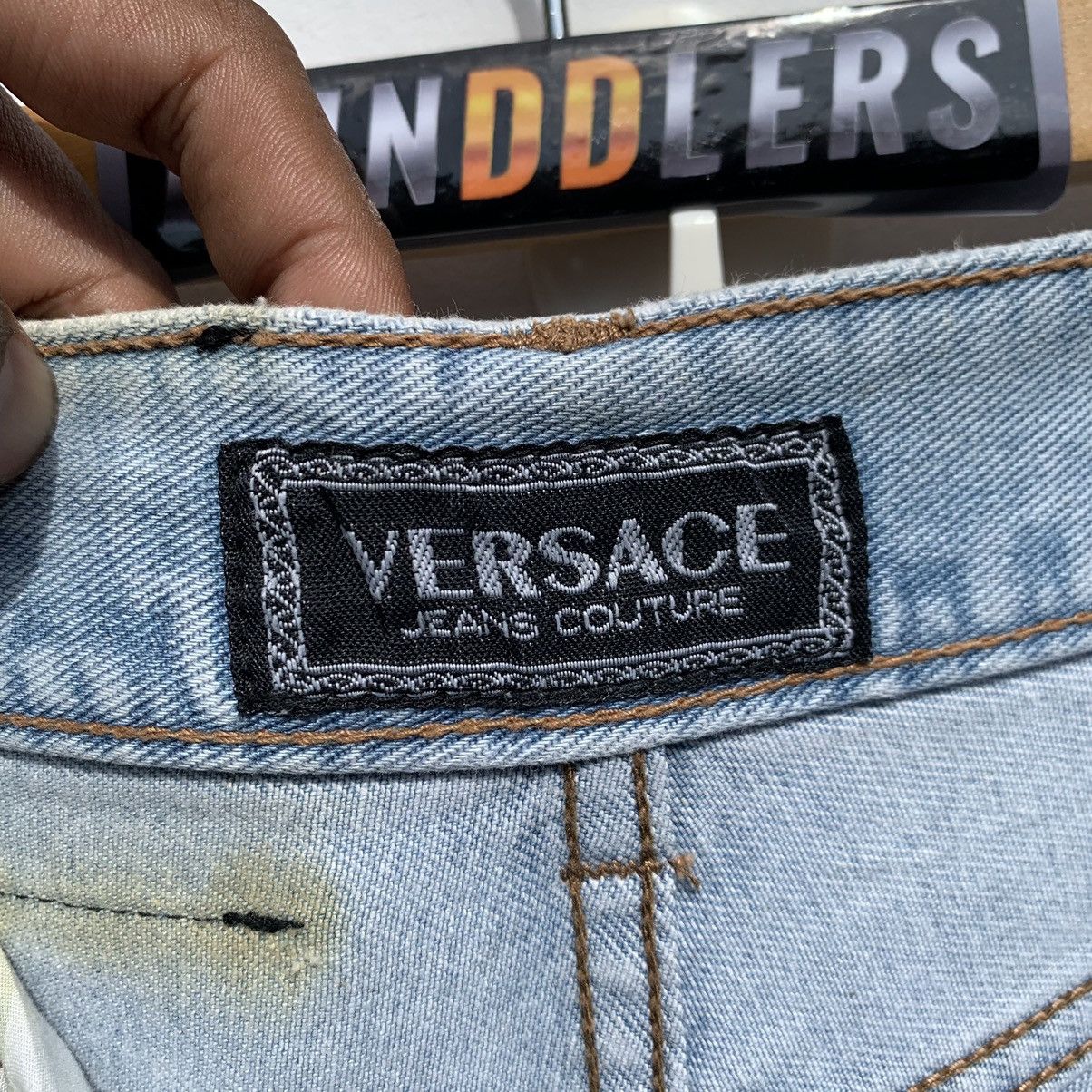 Versace × Vintage 90s Vintage Versace Jeans Couture Versace Streetwear Size 25" / US 0 / IT 36 - 23 Thumbnail