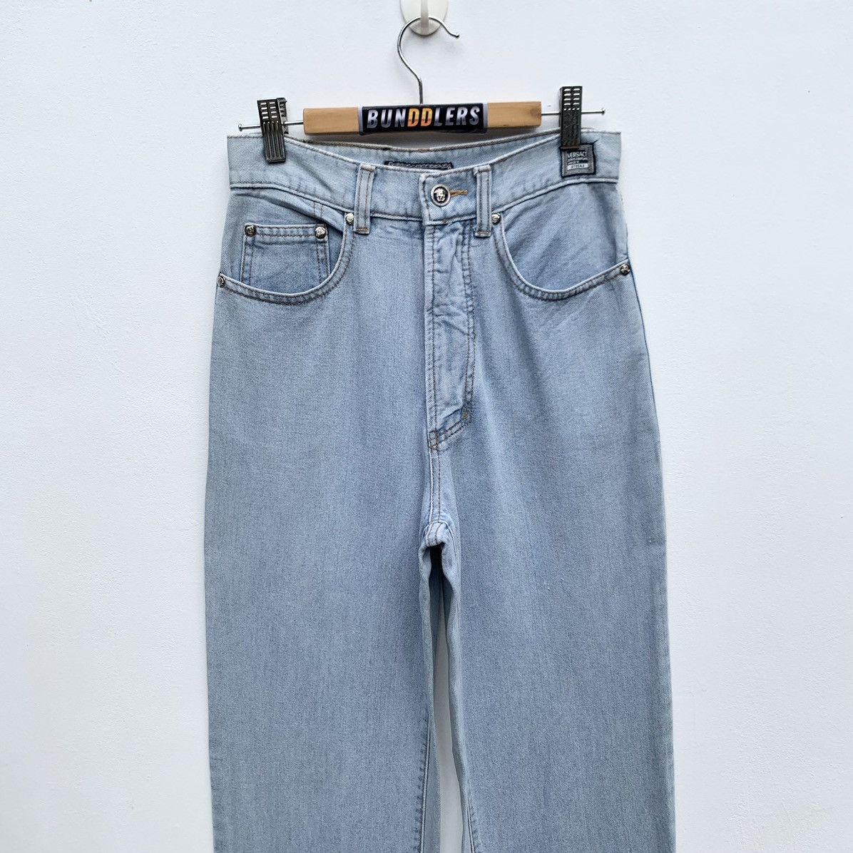 Versace × Vintage 90s Vintage Versace Jeans Couture Versace Streetwear Size 25" / US 0 / IT 36 - 3 Thumbnail