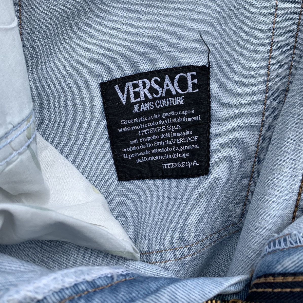 Versace × Vintage 90s Vintage Versace Jeans Couture Versace Streetwear Size 25" / US 0 / IT 36 - 20 Thumbnail