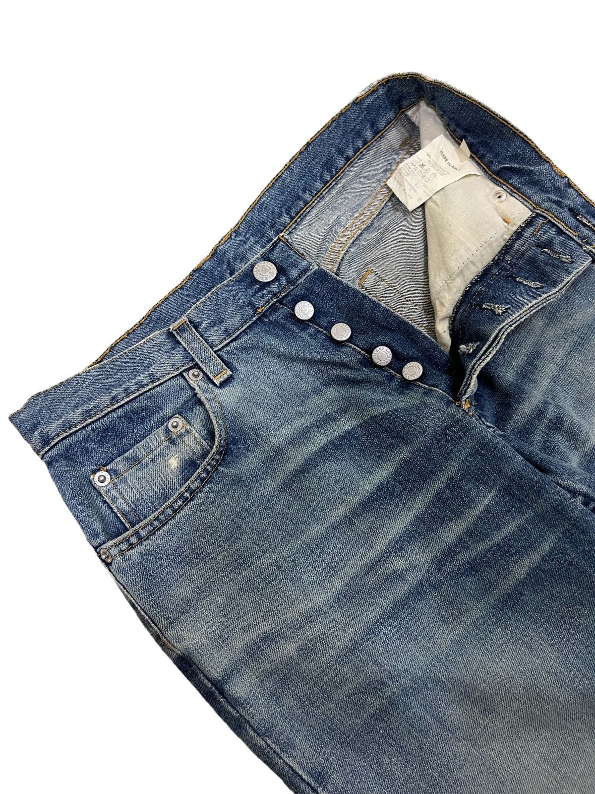 GRAIL?1998 Helmut Lang Vintage Sanded Broken Denim Painter Denim