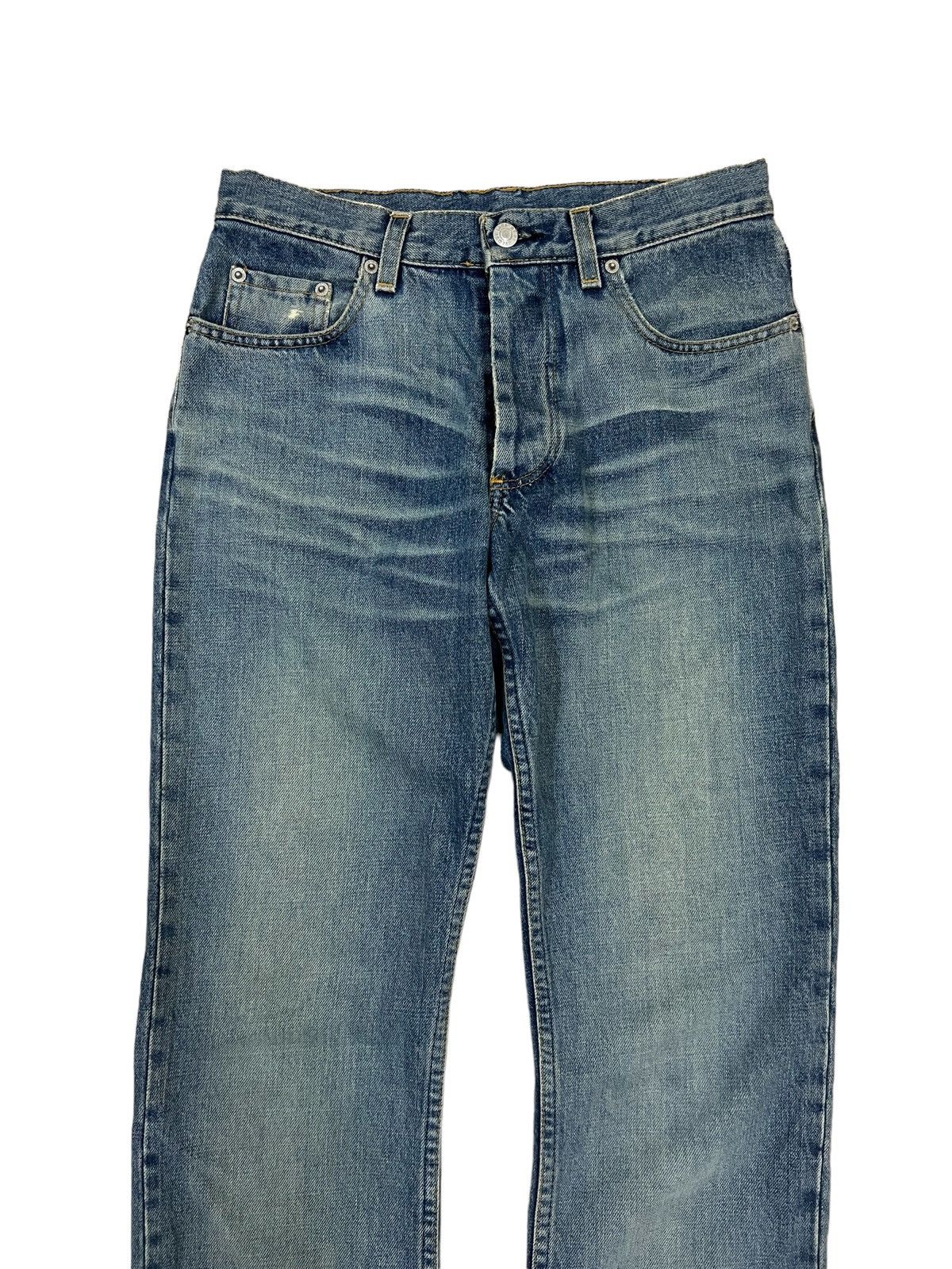Helmut Lang GRAIL🔥1998 Helmut Lang Vintage Sanded Broken Denim Painter Size US 28 / EU 44 - 3 Thumbnail