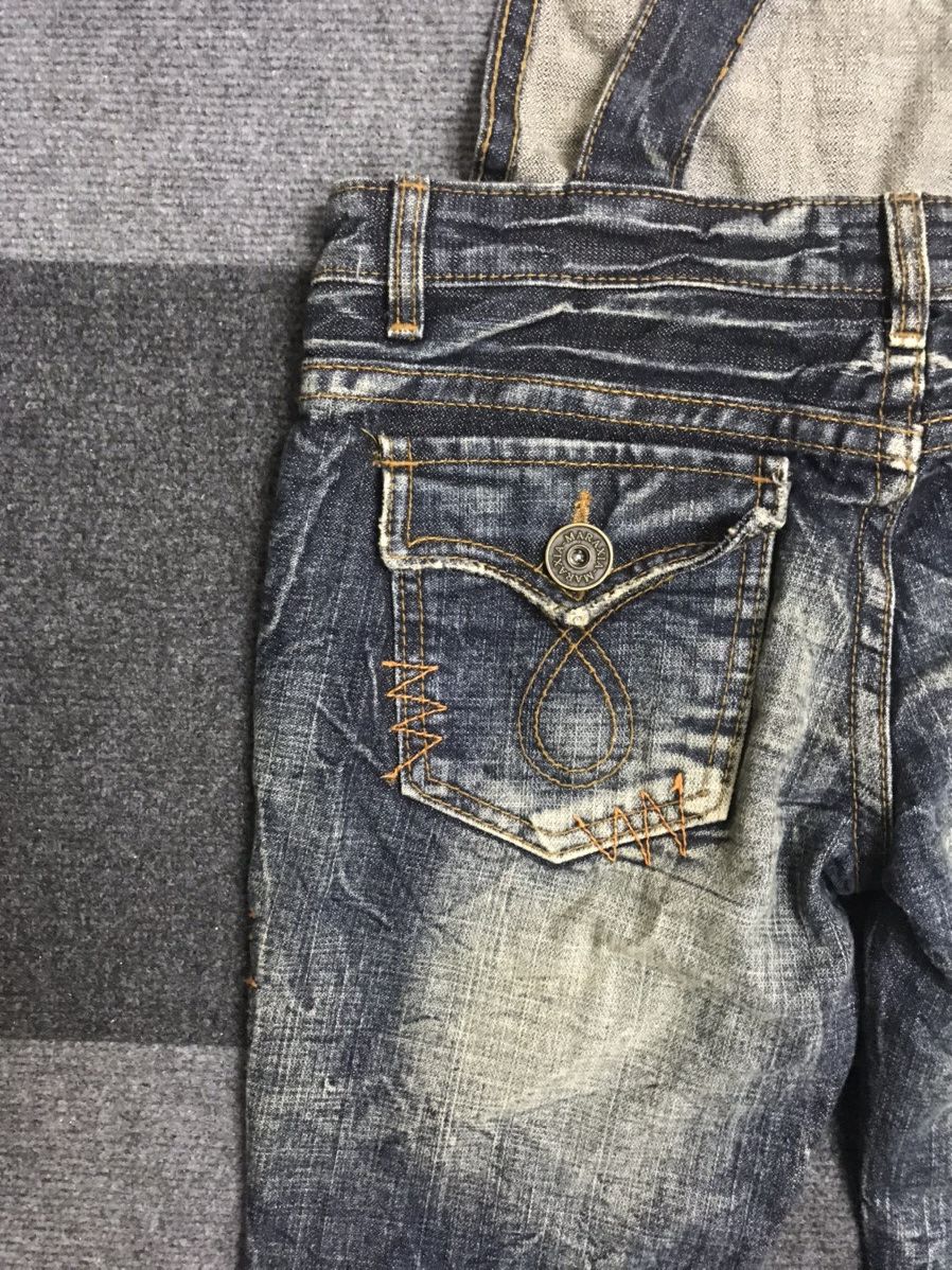 Japanese Brand 💥FLARE💥MARAXIA Flare Stonewash Denim Overall Size 30" / US 8 / IT 44 - 16 Thumbnail