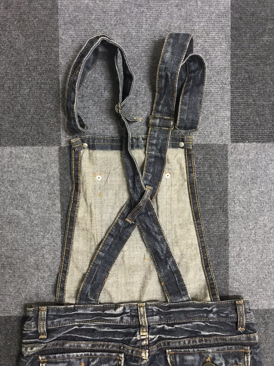 Japanese Brand 💥FLARE💥MARAXIA Flare Stonewash Denim Overall Size 30" / US 8 / IT 44 - 14 Thumbnail