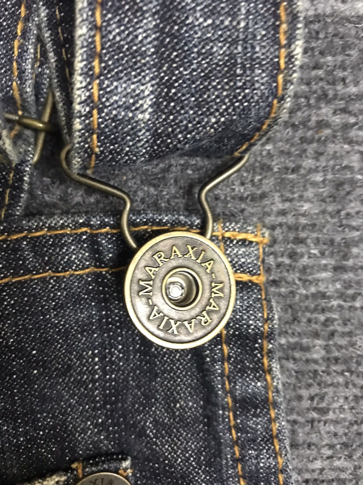 Japanese Brand 💥FLARE💥MARAXIA Flare Stonewash Denim Overall Size 30" / US 8 / IT 44 - 6 Thumbnail