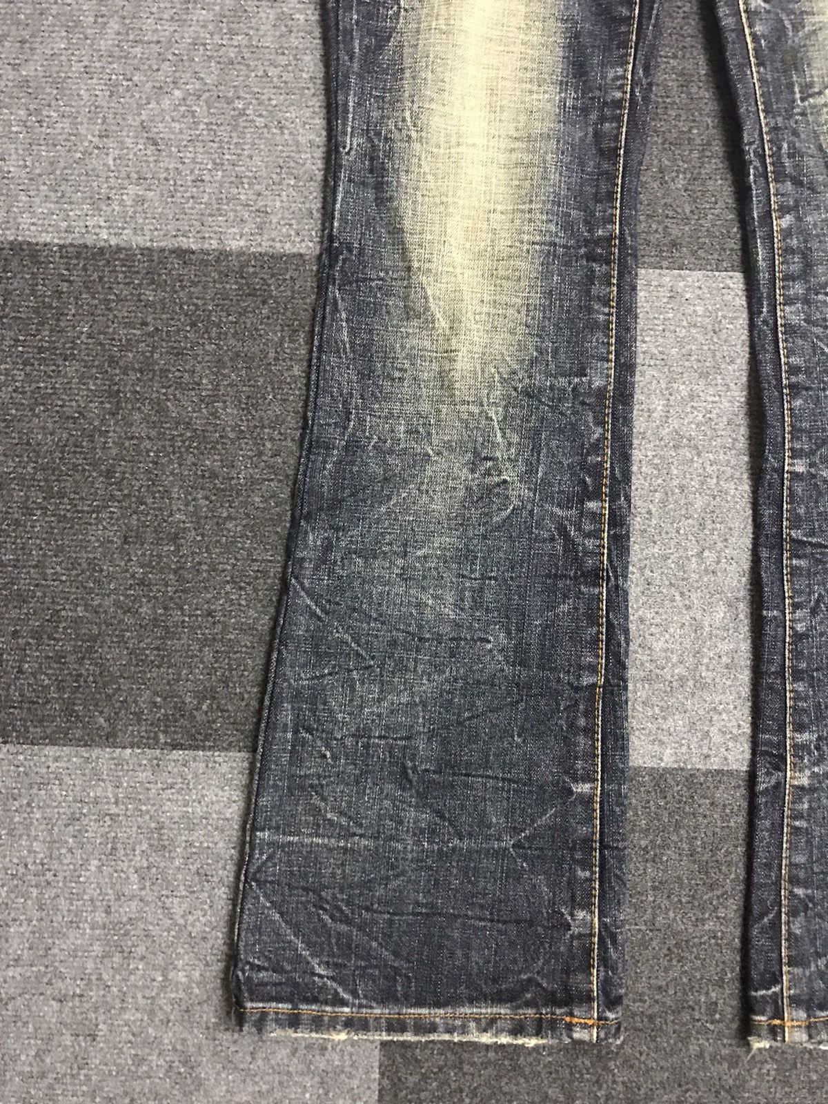 Japanese Brand 💥FLARE💥MARAXIA Flare Stonewash Denim Overall Size 30" / US 8 / IT 44 - 10 Thumbnail