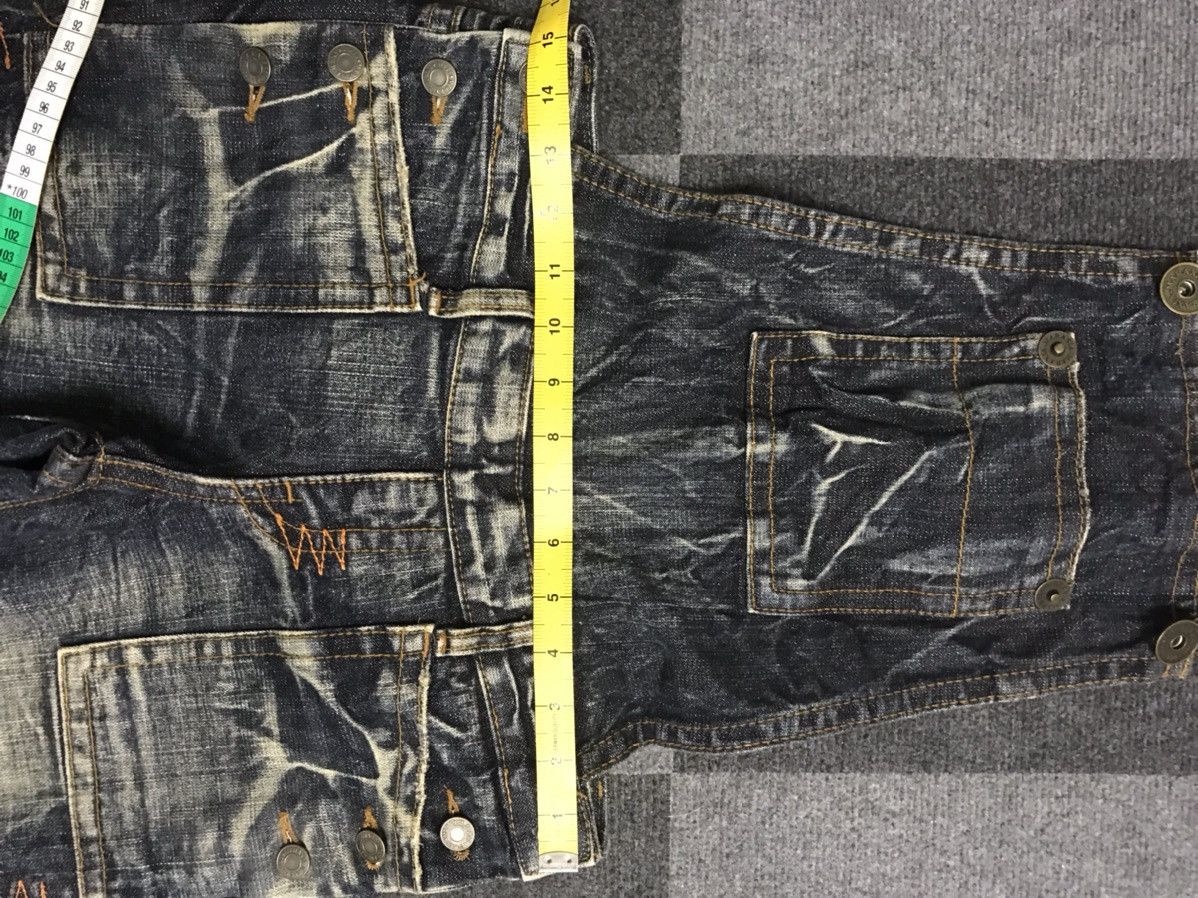 Japanese Brand 💥FLARE💥MARAXIA Flare Stonewash Denim Overall Size 30" / US 8 / IT 44 - 11 Thumbnail