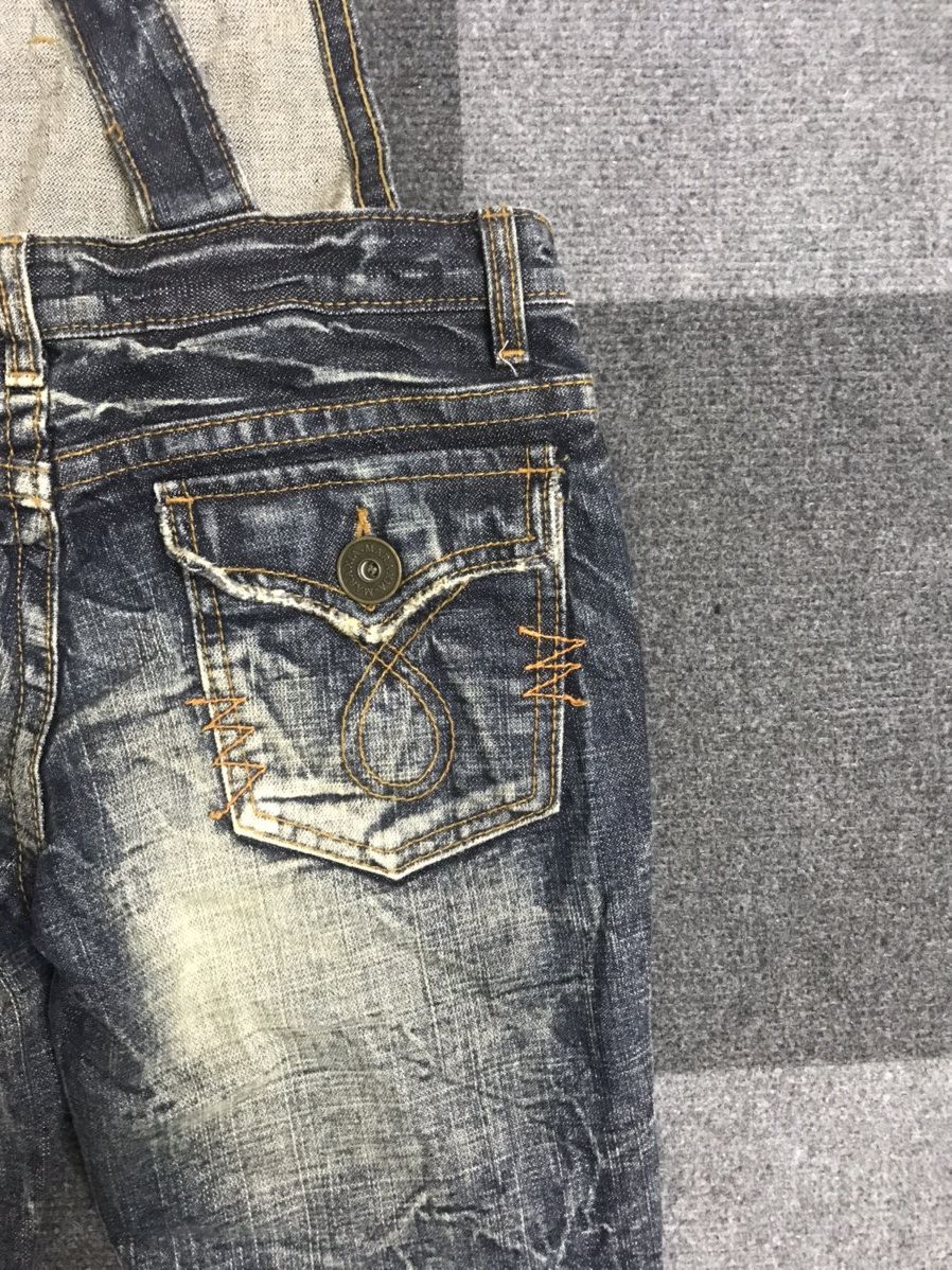 Japanese Brand 💥FLARE💥MARAXIA Flare Stonewash Denim Overall Size 30" / US 8 / IT 44 - 15 Thumbnail