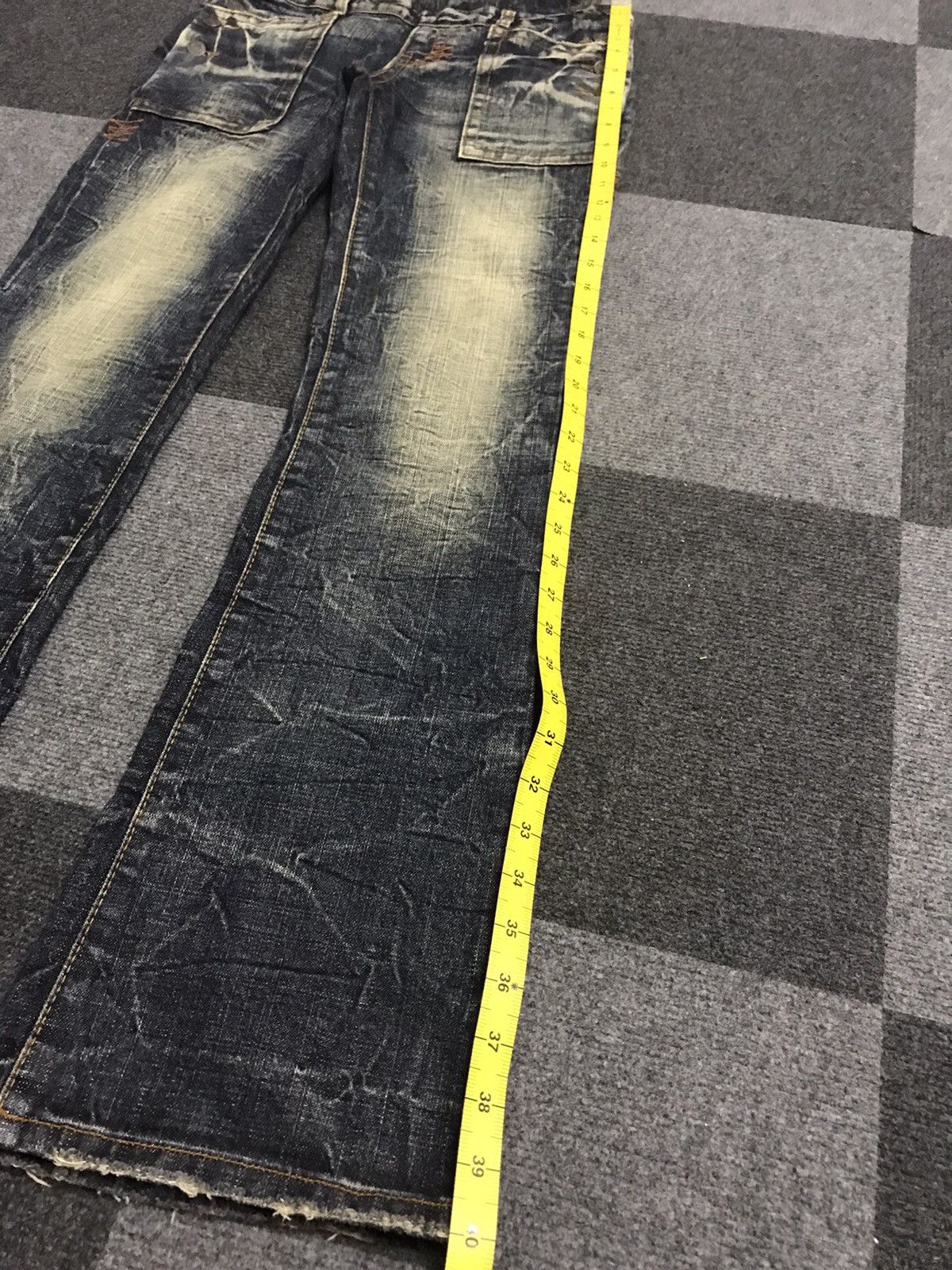 Japanese Brand 💥FLARE💥MARAXIA Flare Stonewash Denim Overall Size 30" / US 8 / IT 44 - 12 Thumbnail