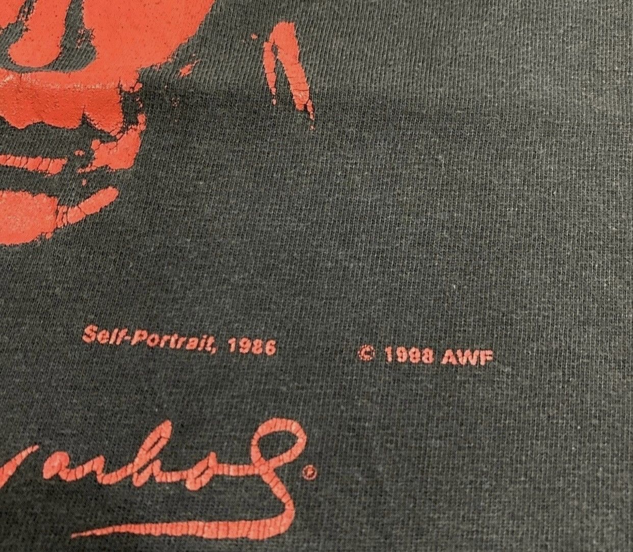 Andy Warhol Vintage 1998 Andy Warhol Self Portrait Tee Size US M / EU 48-50 / 2 - 5 Thumbnail