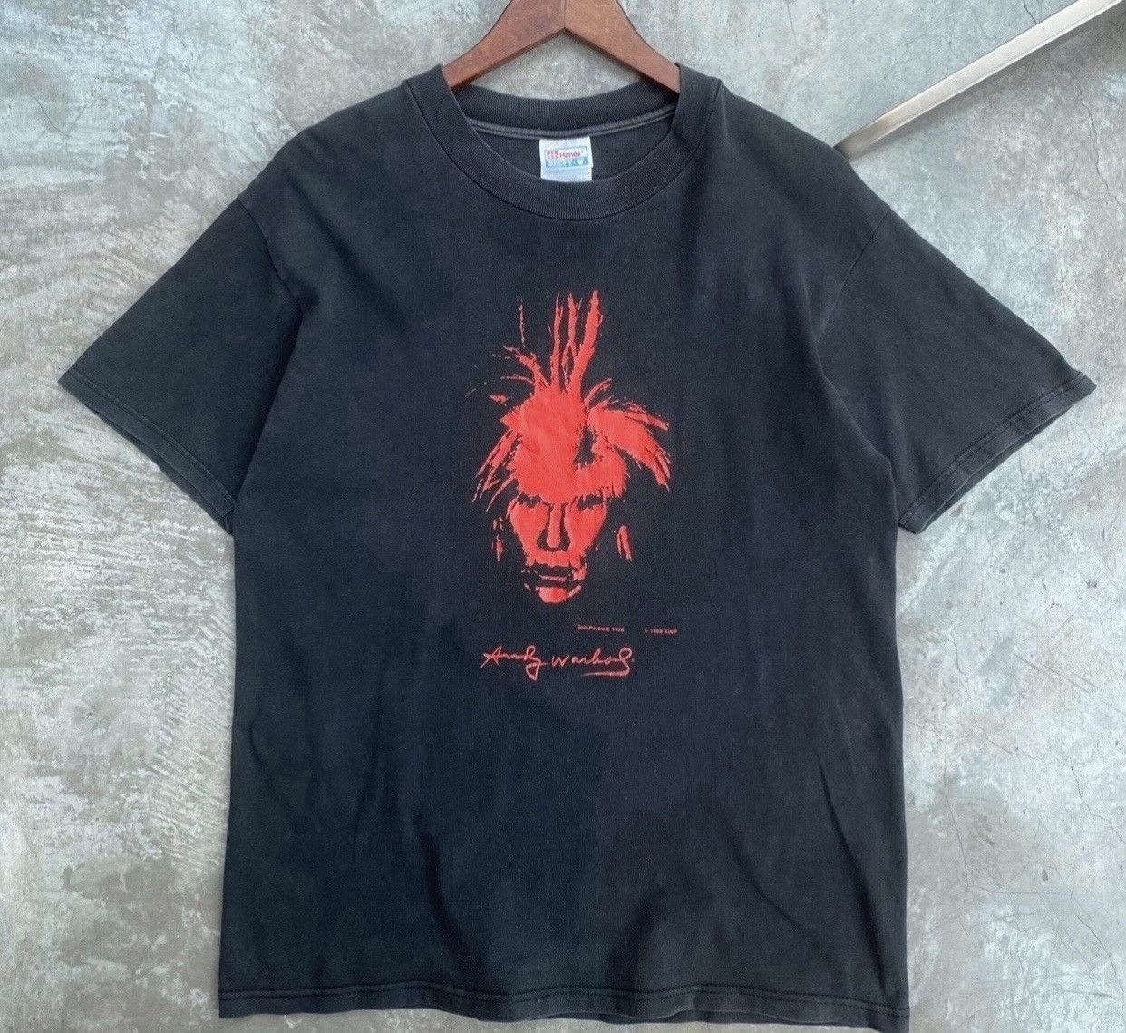 Andy Warhol Vintage 1998 Andy Warhol Self Portrait Tee Size US M / EU 48-50 / 2 - 1 Thumbnail