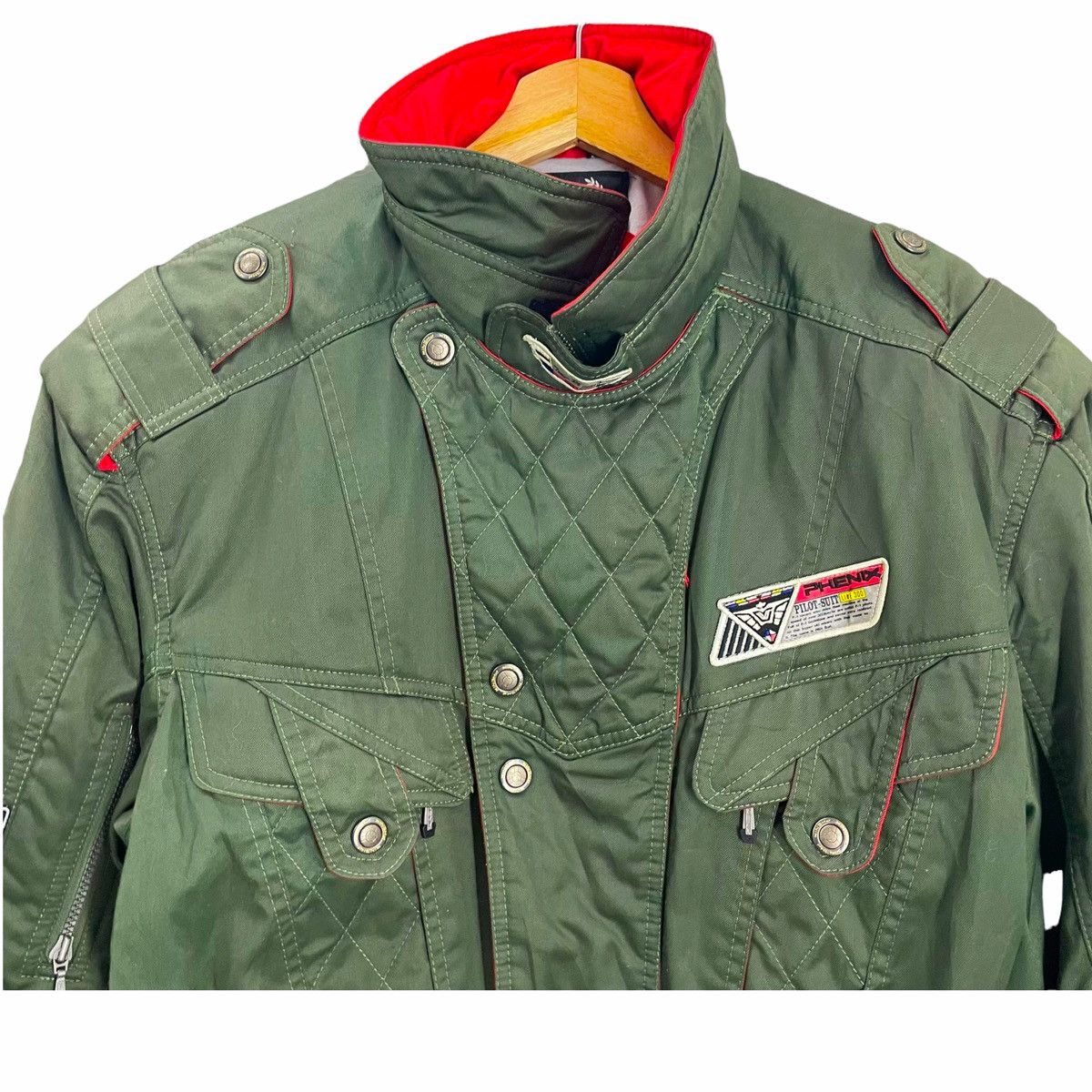 Japanese Brand × Kadoya 💥 F-1 PILOT LINE 300 PHENIX BELTED JACKET Size US M / EU 48-50 / 2 - 3 Thumbnail