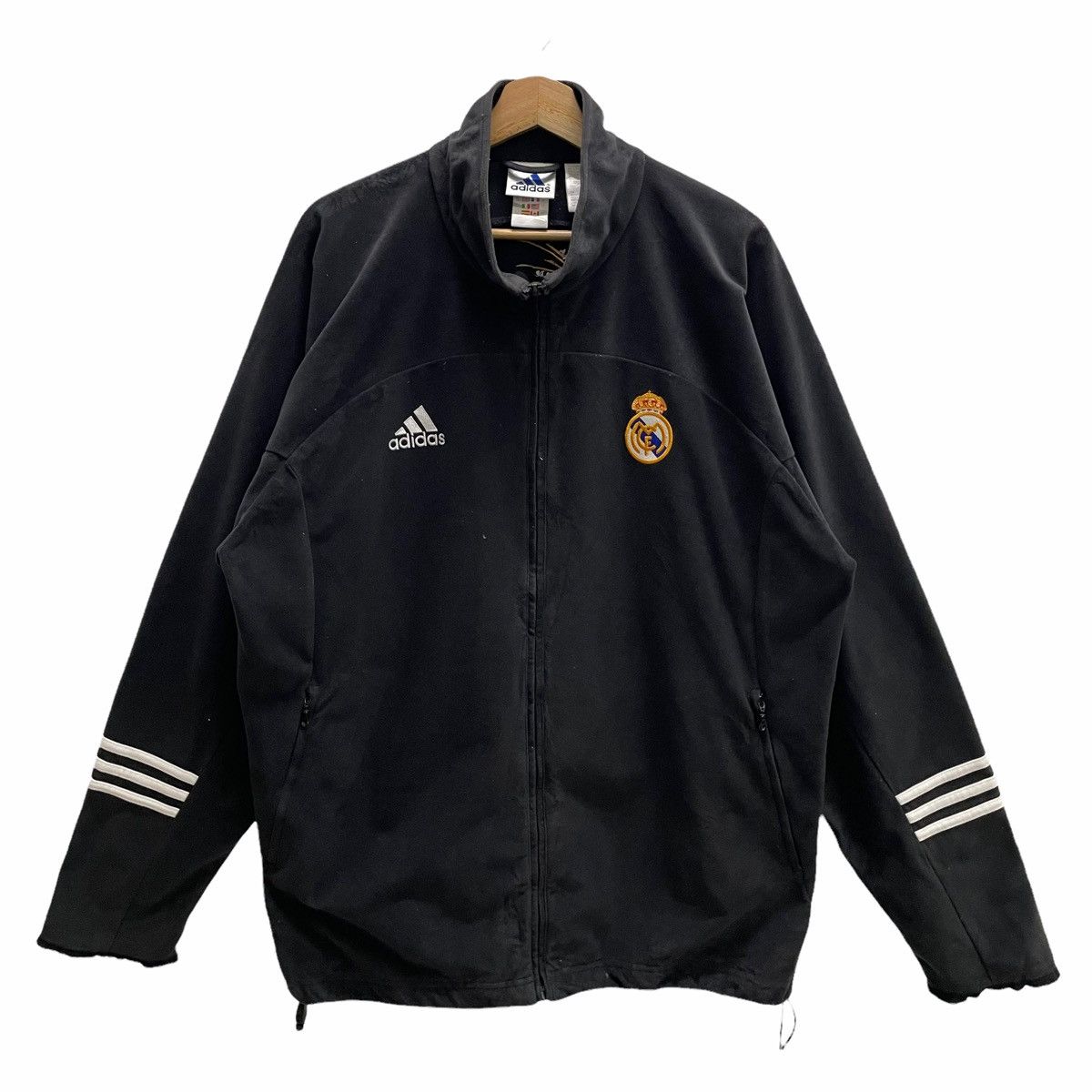 💥 90s Adidas x Real Madrid Zipper Light Jacket