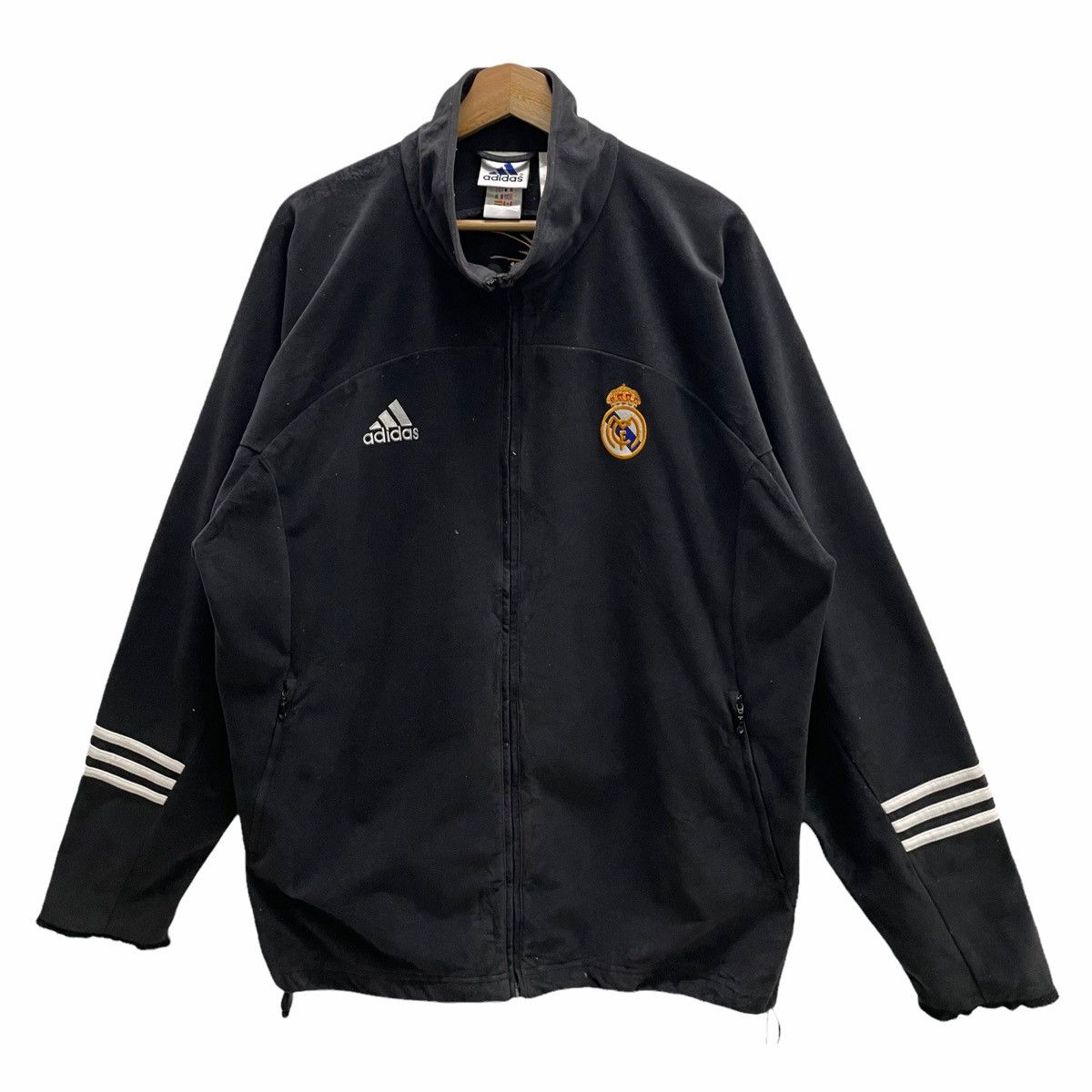 Adidas × Sports Specialties 💥 90s Adidas x Real Madrid Zipper Light Jacket Size US XL / EU 56 / 4 - 3 Thumbnail