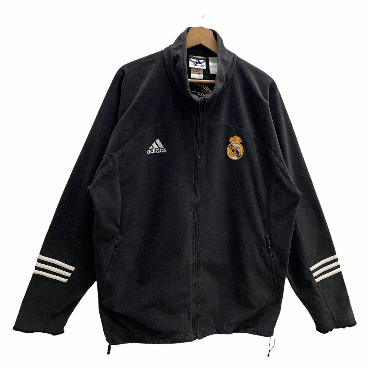 Adidas × Sports Specialties 💥 90s Adidas x Real Madrid Zipper Light Jacket Size US XL / EU 56 / 4 - 2 Thumbnail